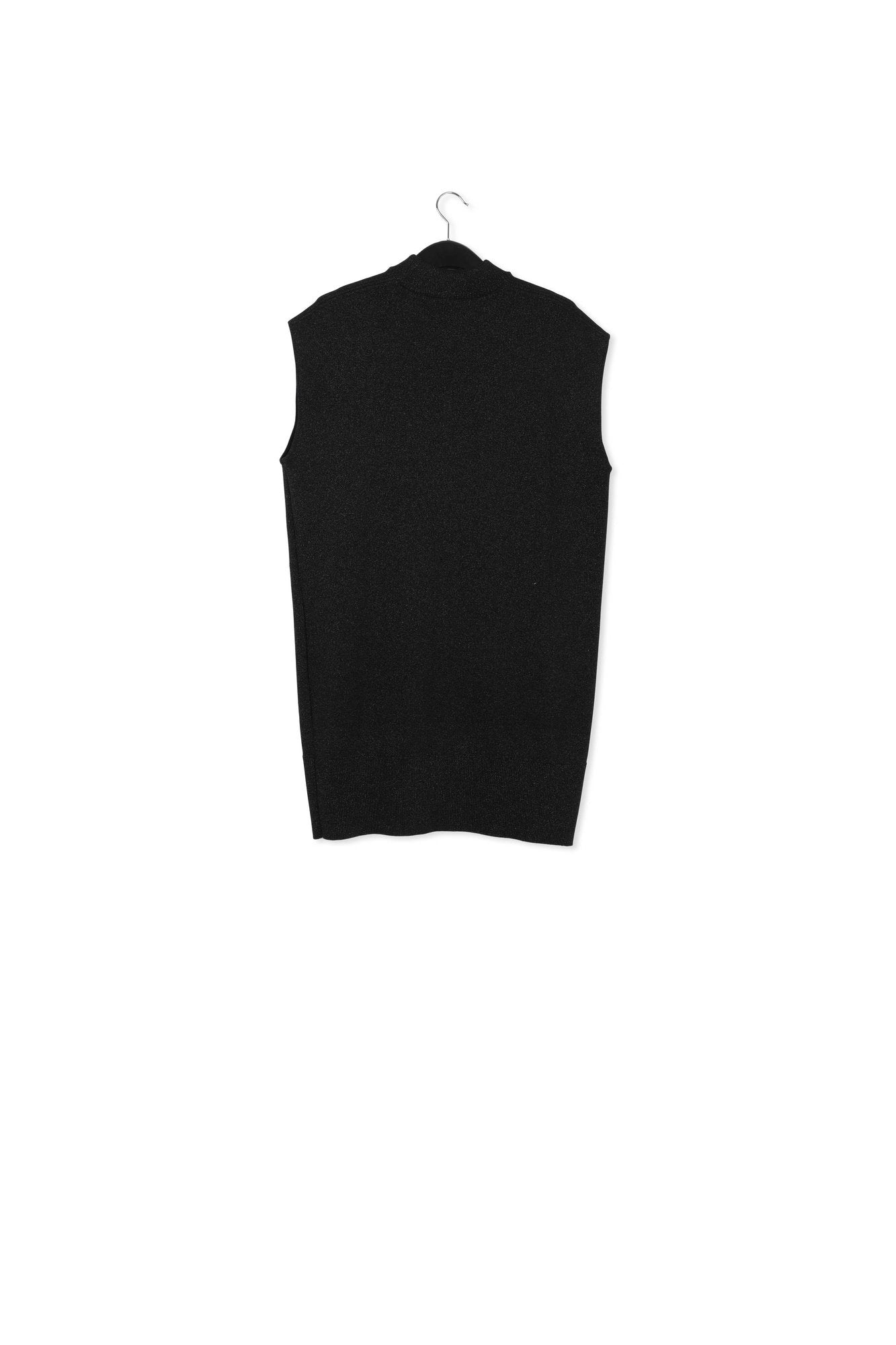 Black lurex knitted dress RE—SSENTIEL | Essentiel second hand
