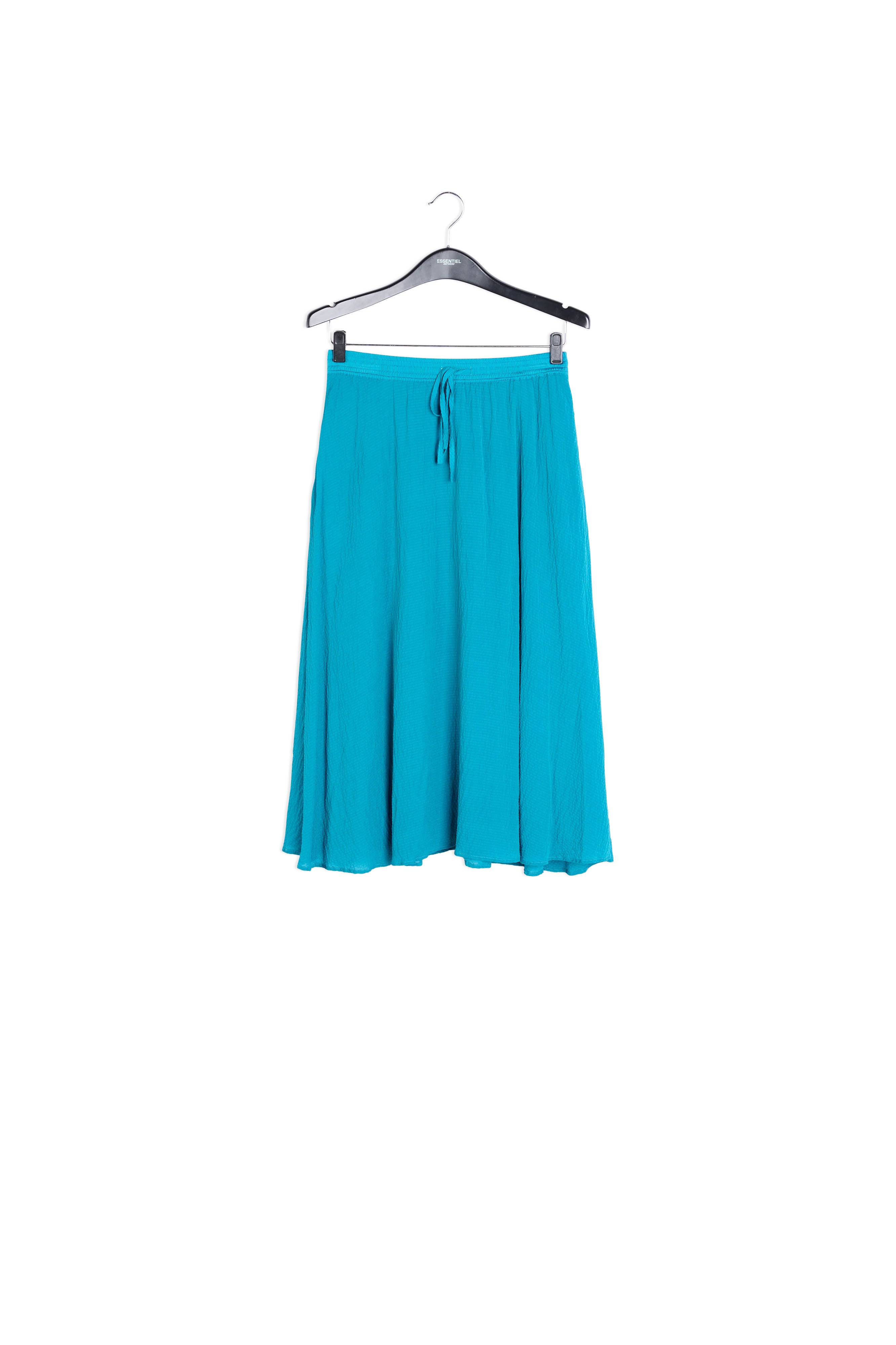 Jupe midi bleue RE—SSENTIEL | Essentiel second hand