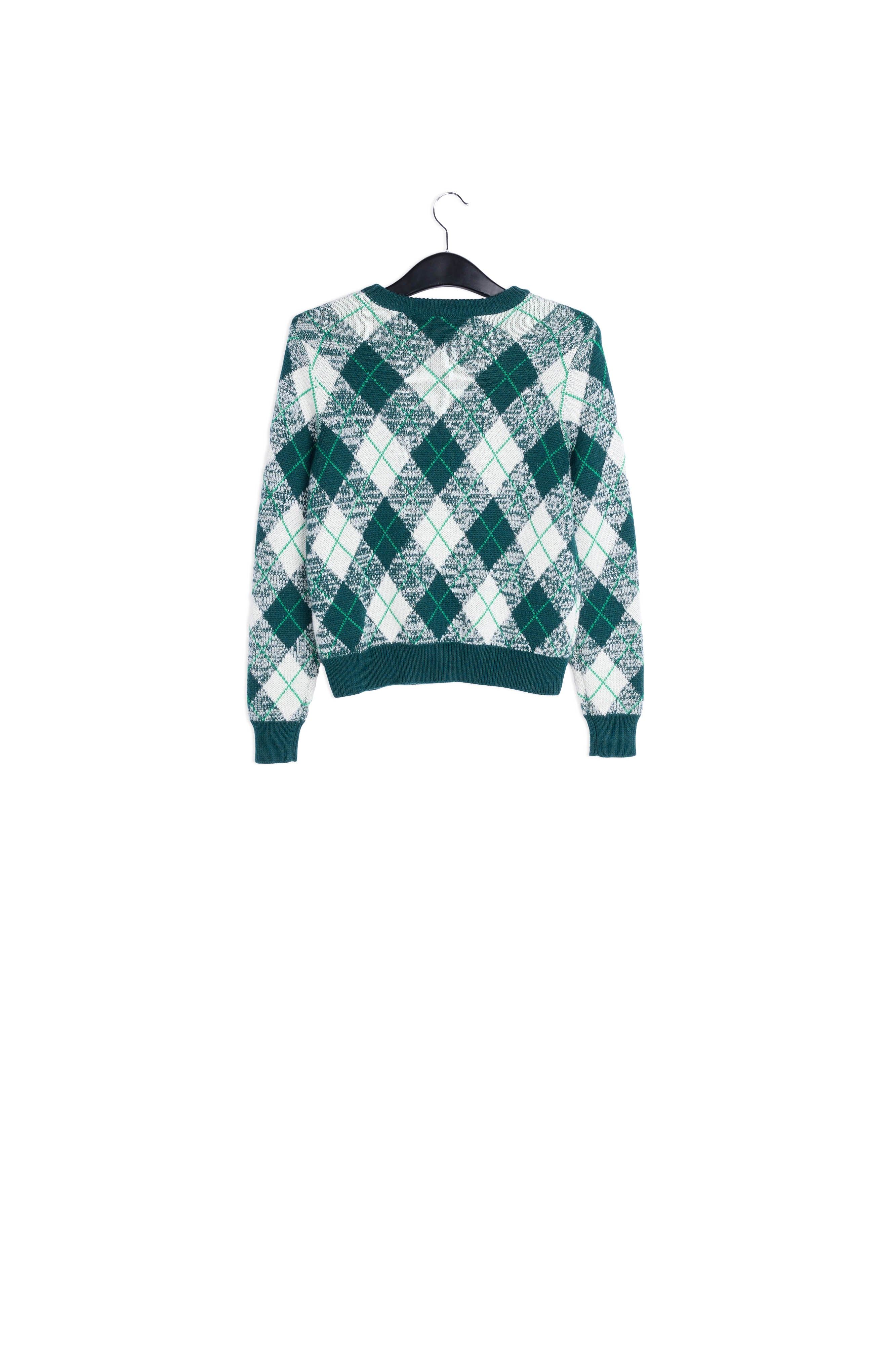 Diamond jacquard sweater RE—SSENTIEL | Essentiel second hand