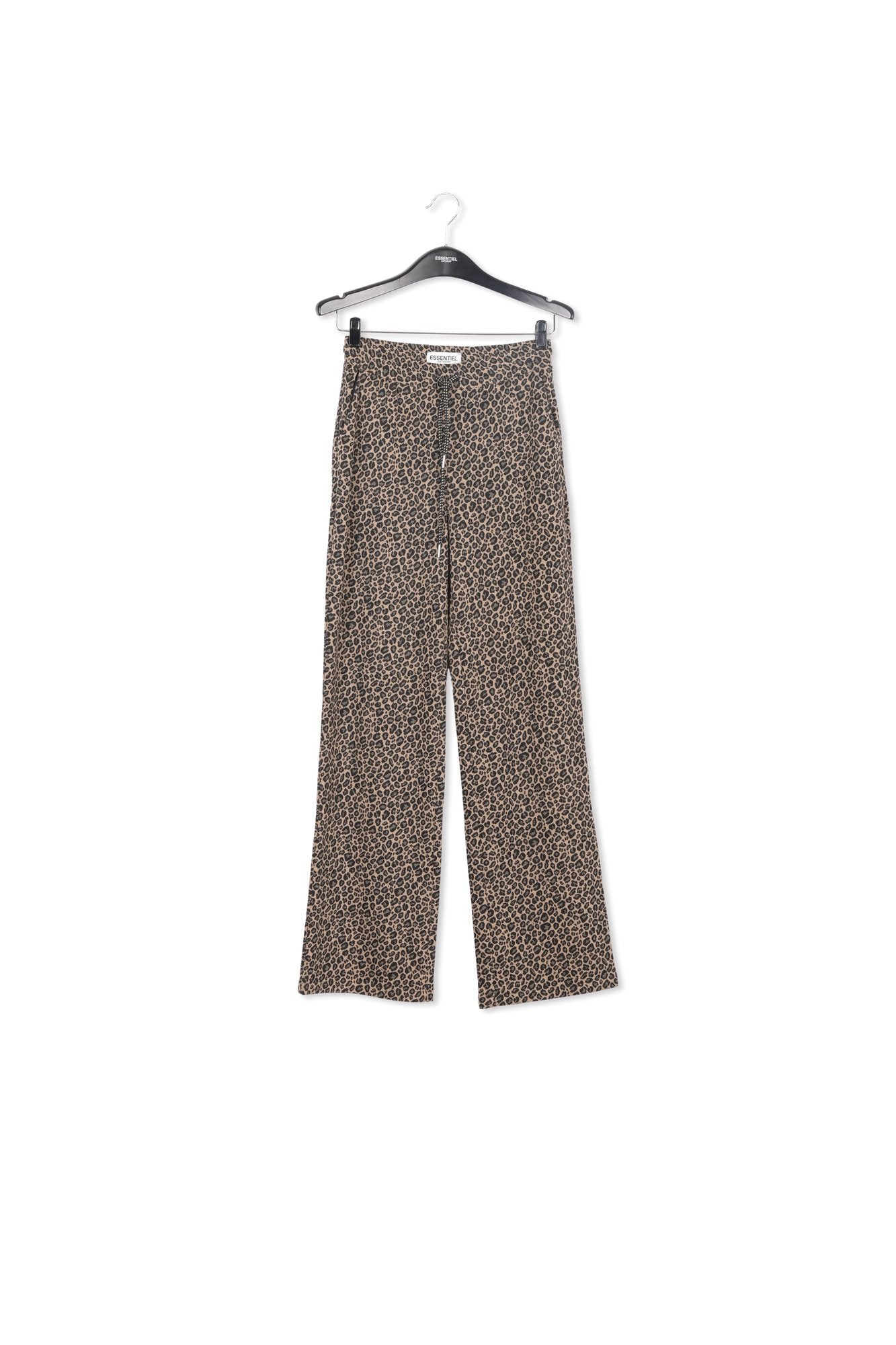 Pantalon en tricot jacquard léopard RE—SSENTIEL | Essentiel second hand
