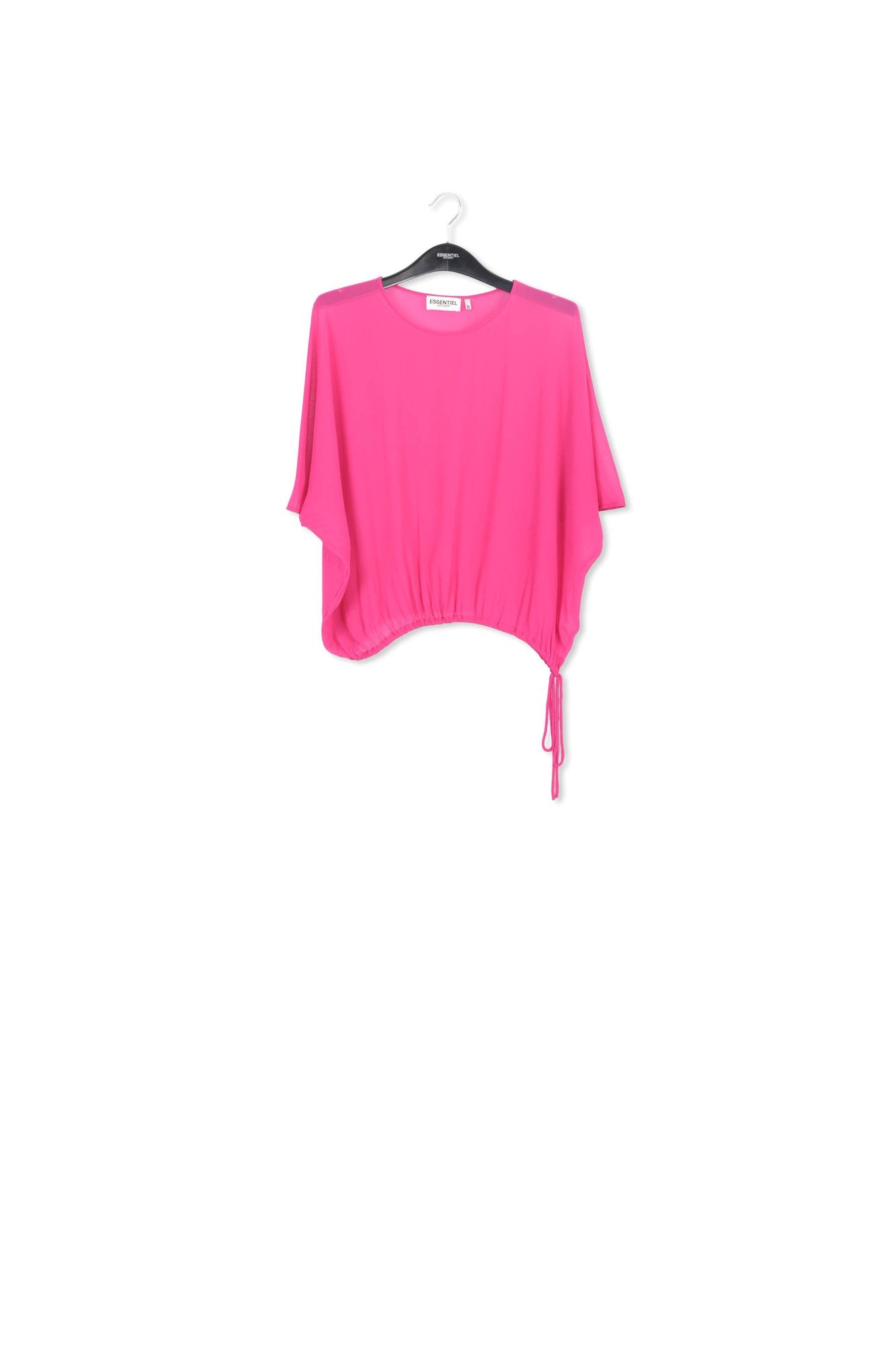 Pink voluminous sheer top RE—SSENTIEL | Essentiel second hand