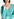 Turquoise v-neck light knit sweater Faume - seconde main