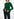 Dark green slim-fit knit sweater with trumpet sleeves Faume - seconde main