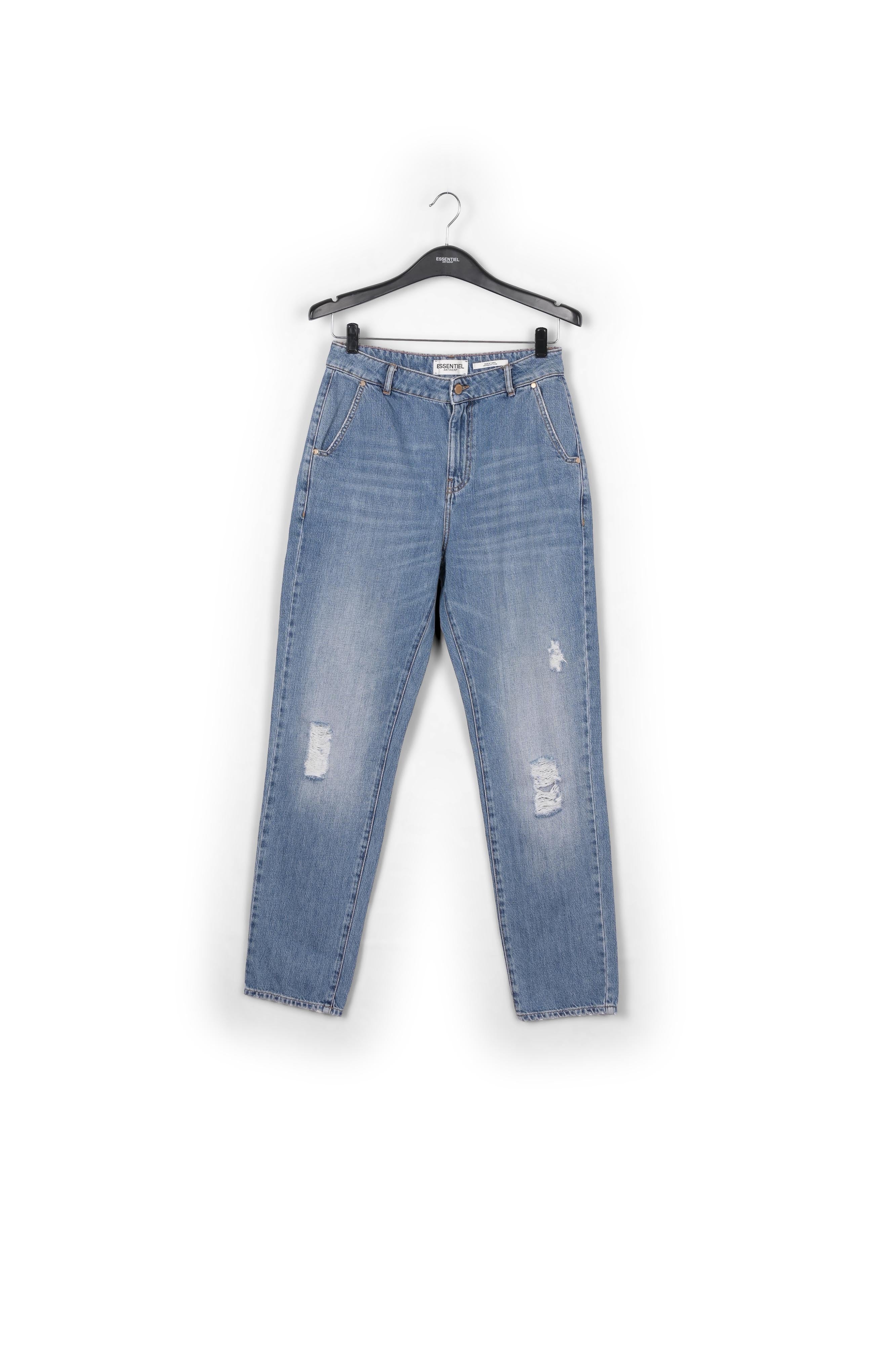 Jean bleu délavé à coupe ample RE—SSENTIEL | Essentiel second hand