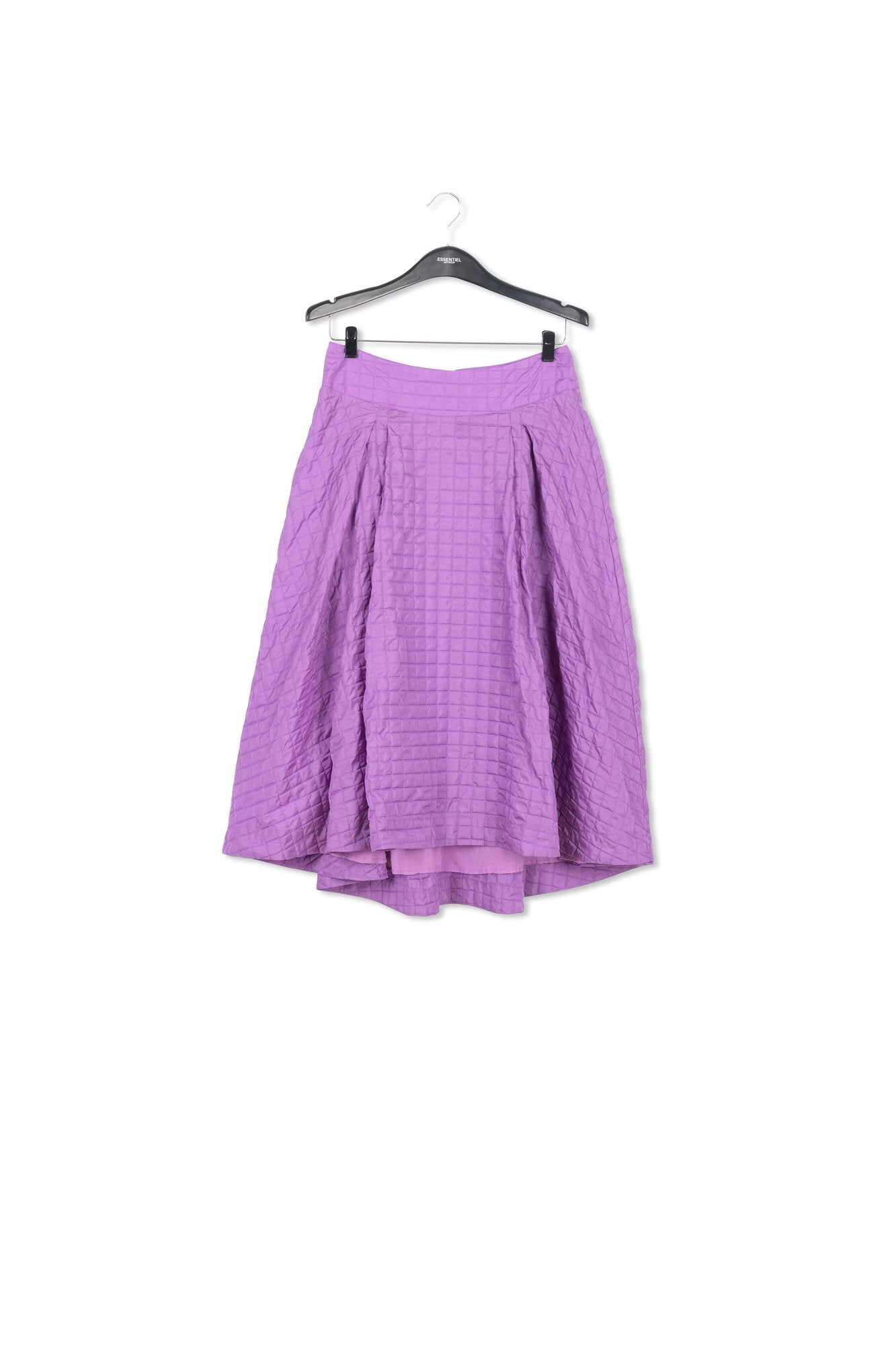Purple pleated midi skirt RE—SSENTIEL | Essentiel second hand