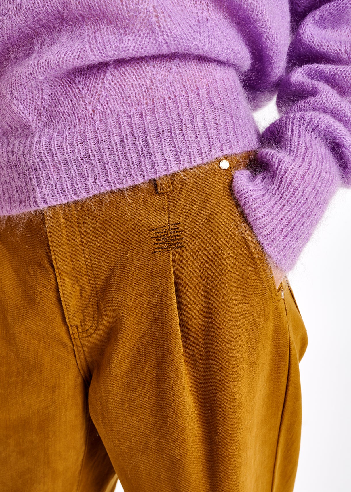 Jean boyfriend camel RE—SSENTIEL | Essentiel second hand