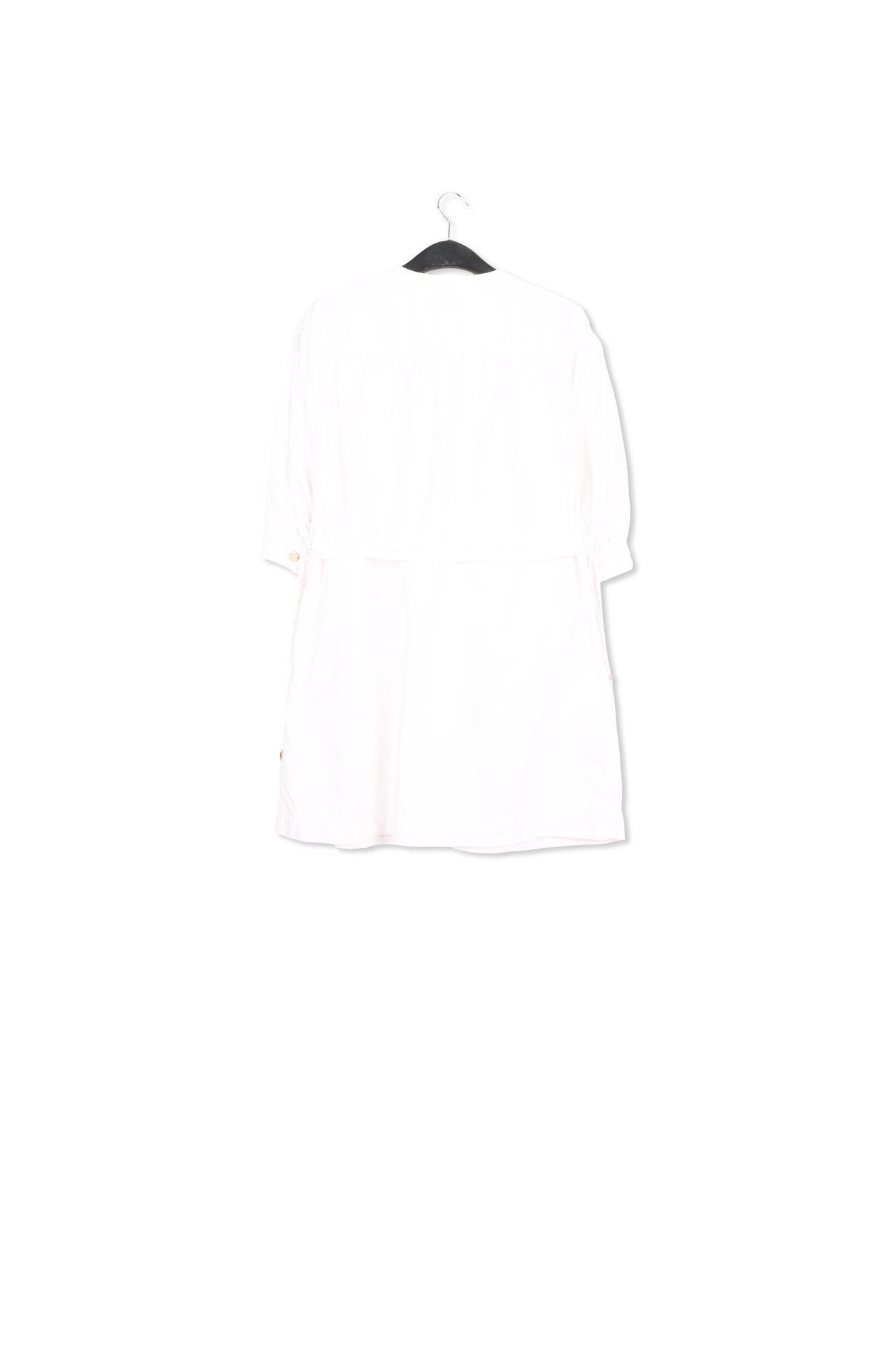 White denim mini dress RE—SSENTIEL | Essentiel second hand