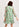 Mint green floral-print a-line dress Faume - seconde main