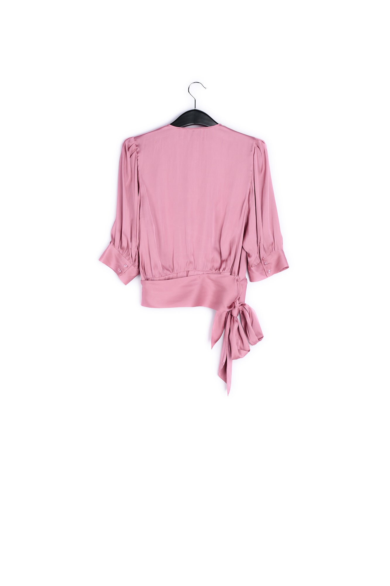 Dusty pink wrap top RE—SSENTIEL | Essentiel second hand