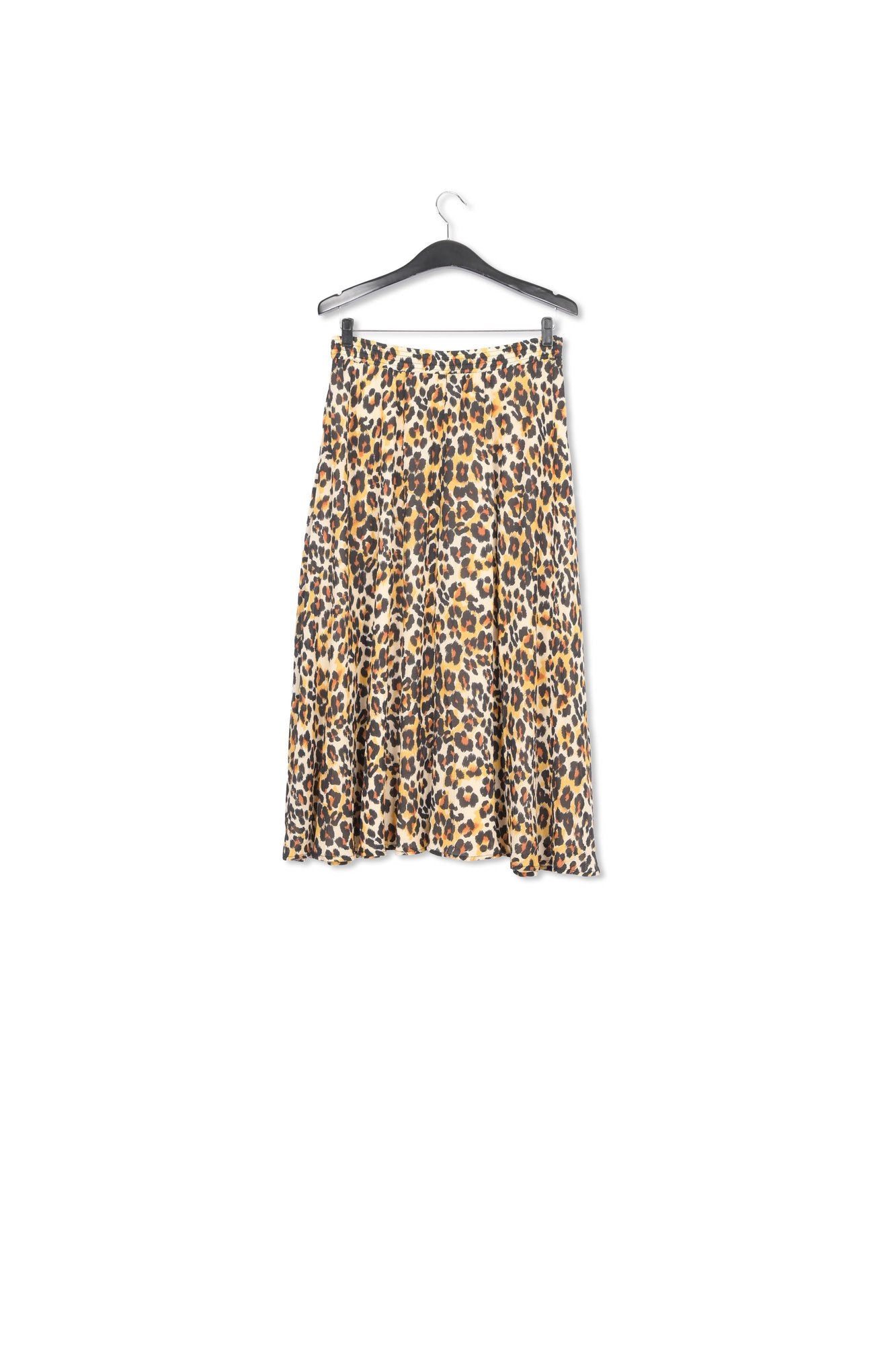 Leopard-print midi skirt RE—SSENTIEL | Essentiel second hand
