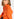 Pull orange col roulé et épaules bouffantes Faume - seconde main