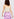 Pink flower printed ruffled skirt Faume - seconde main