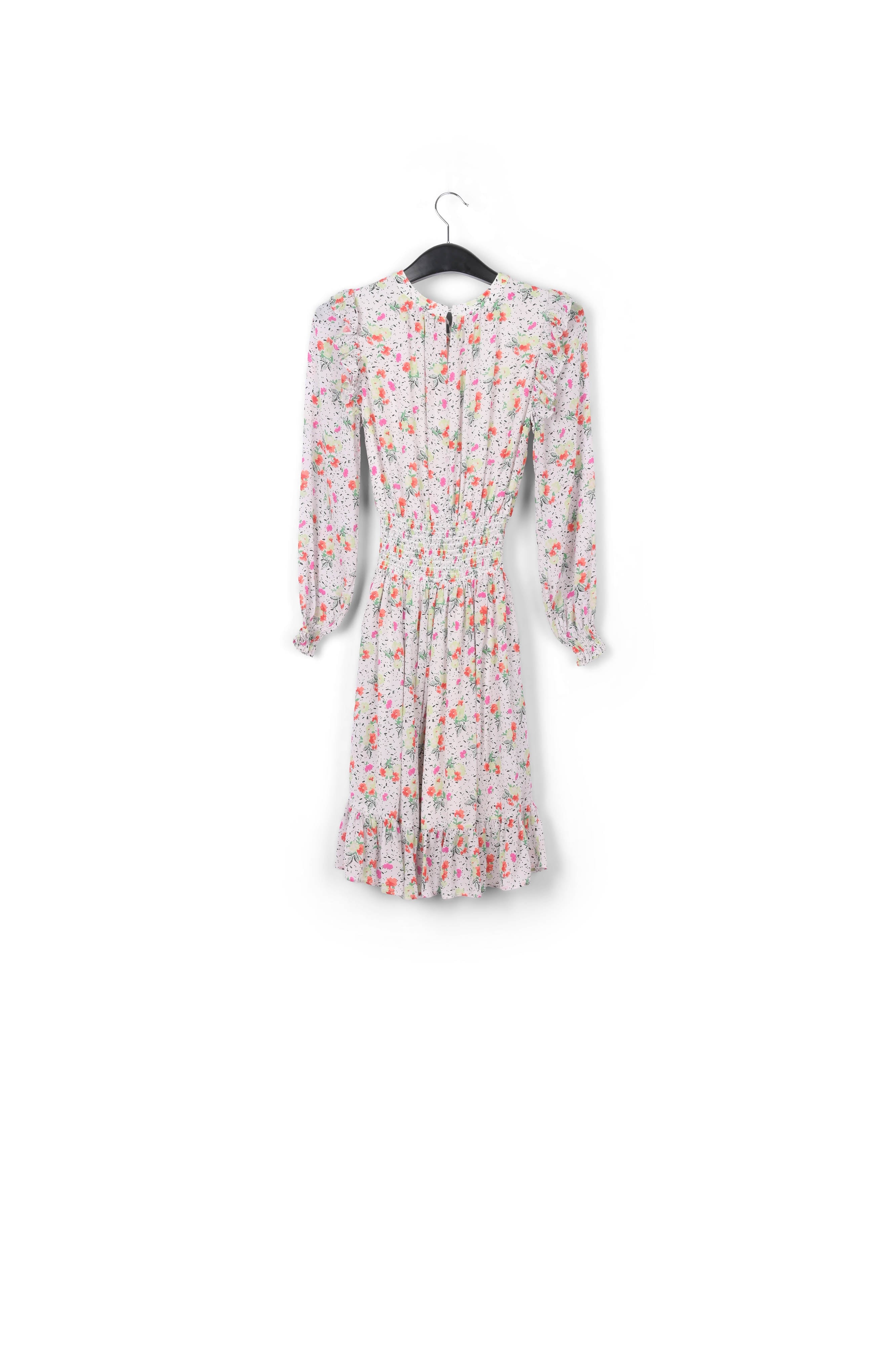 Robe midi blanc cassé à imprimé floral RE—SSENTIEL | Essentiel second hand
