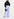 Lilac denim wide-leg jeans Faume - seconde main