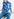 White and blue floral print hooded top Faume - seconde main