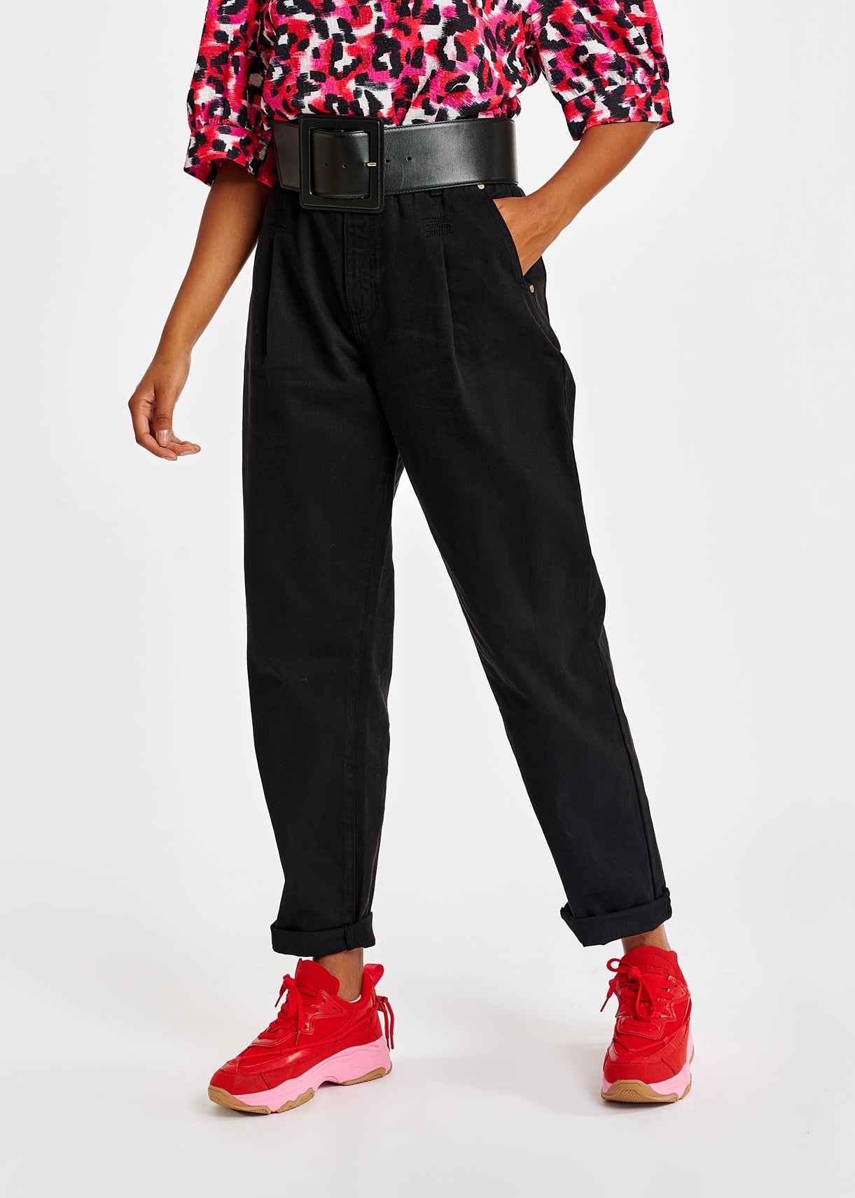 Black denim boyfriend jeans RE—SSENTIEL | Essentiel second hand