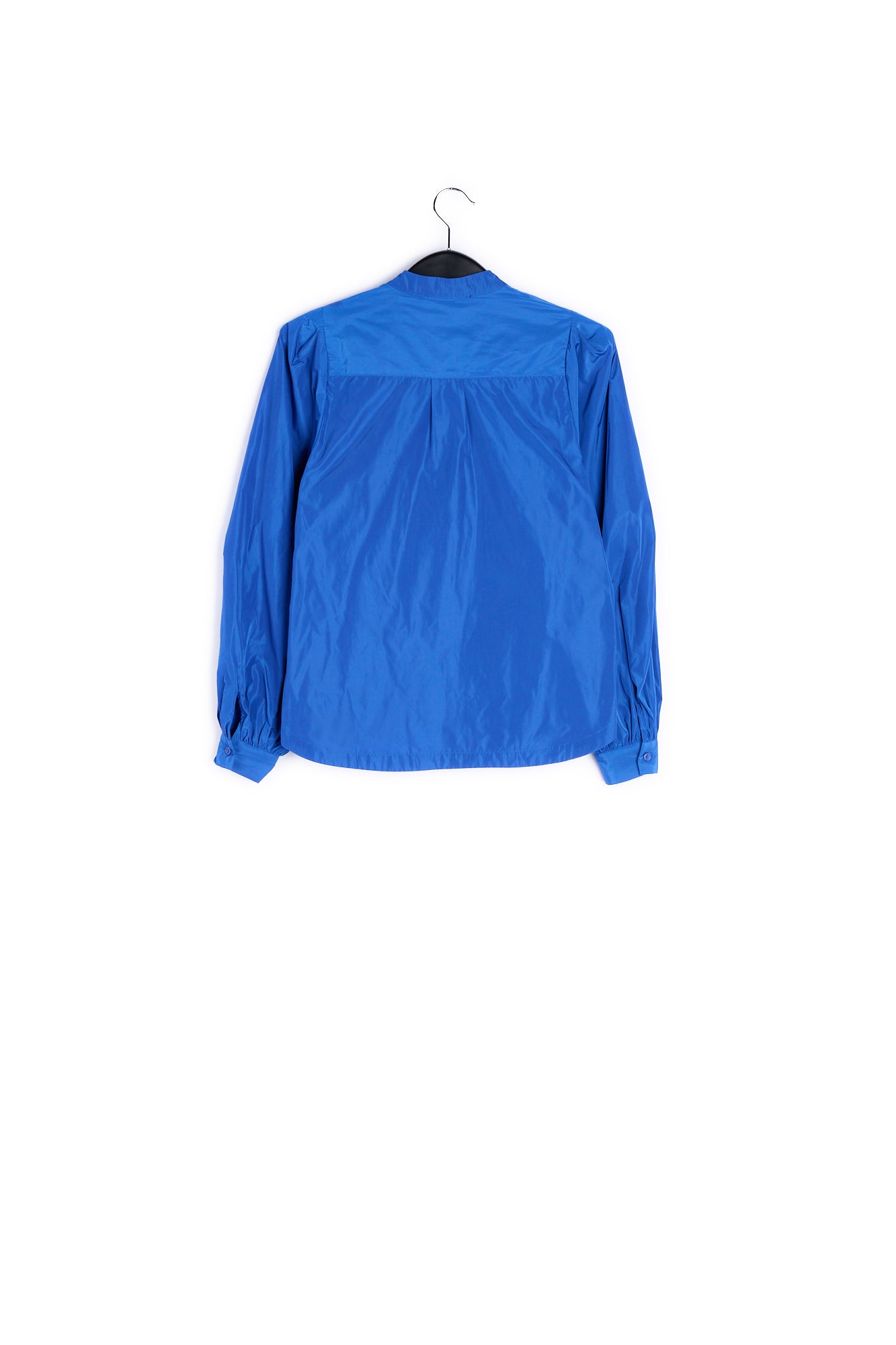 Blue puffed-sleeve top RE—SSENTIEL | Essentiel second hand