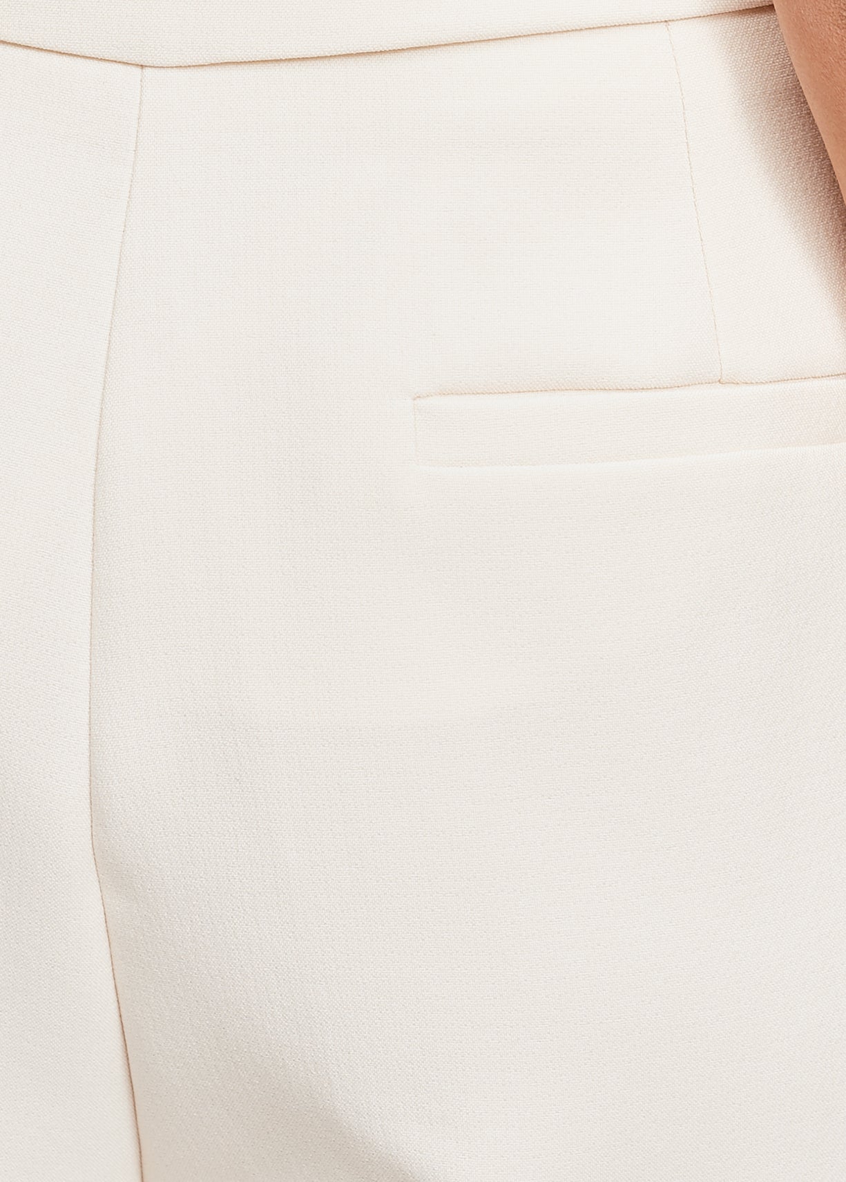 Off white classic tailored trousers RE—SSENTIEL | Essentiel second hand