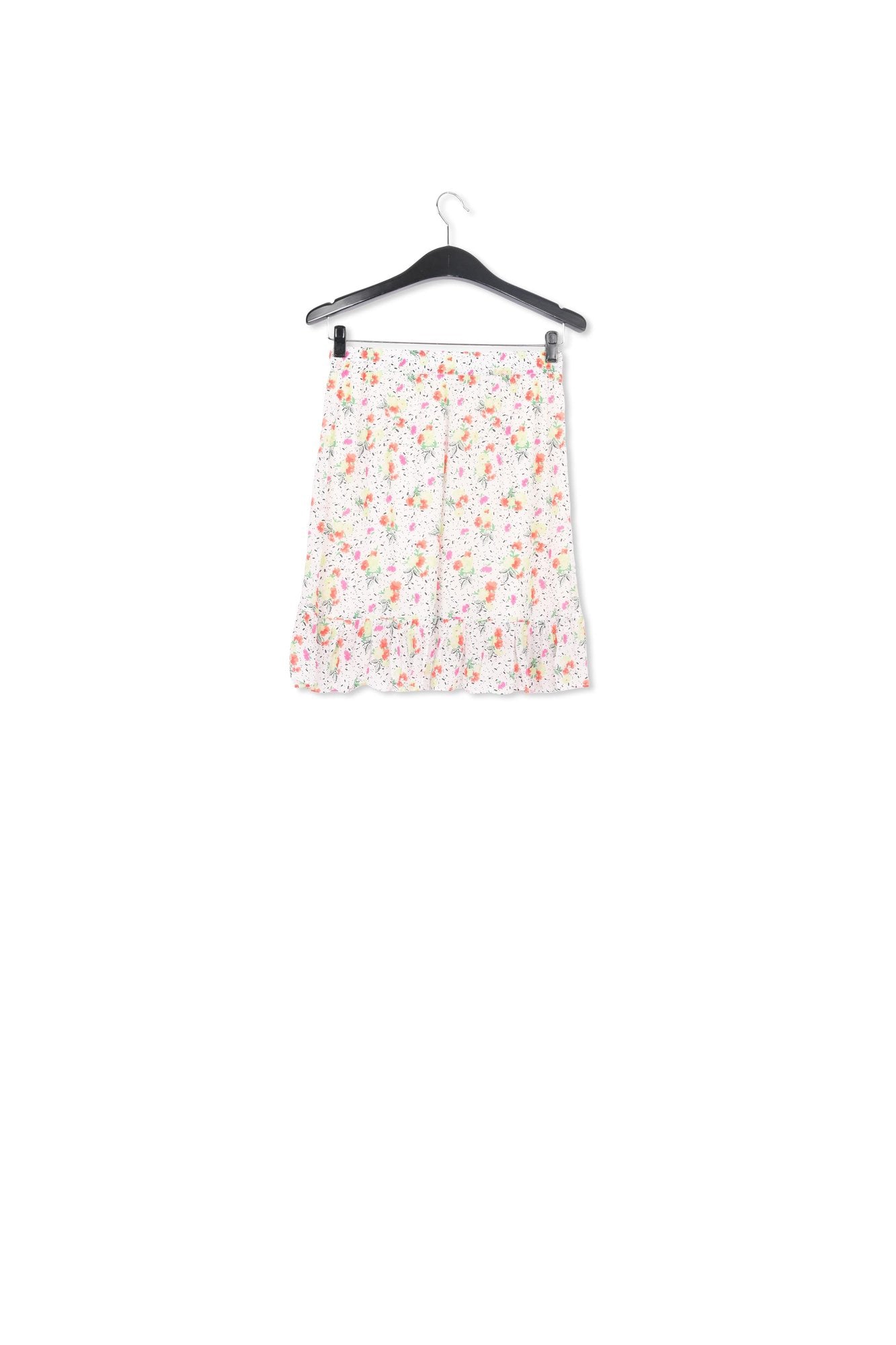Multicolor midi-length skirt with graphic print RE—SSENTIEL | Essentiel second hand