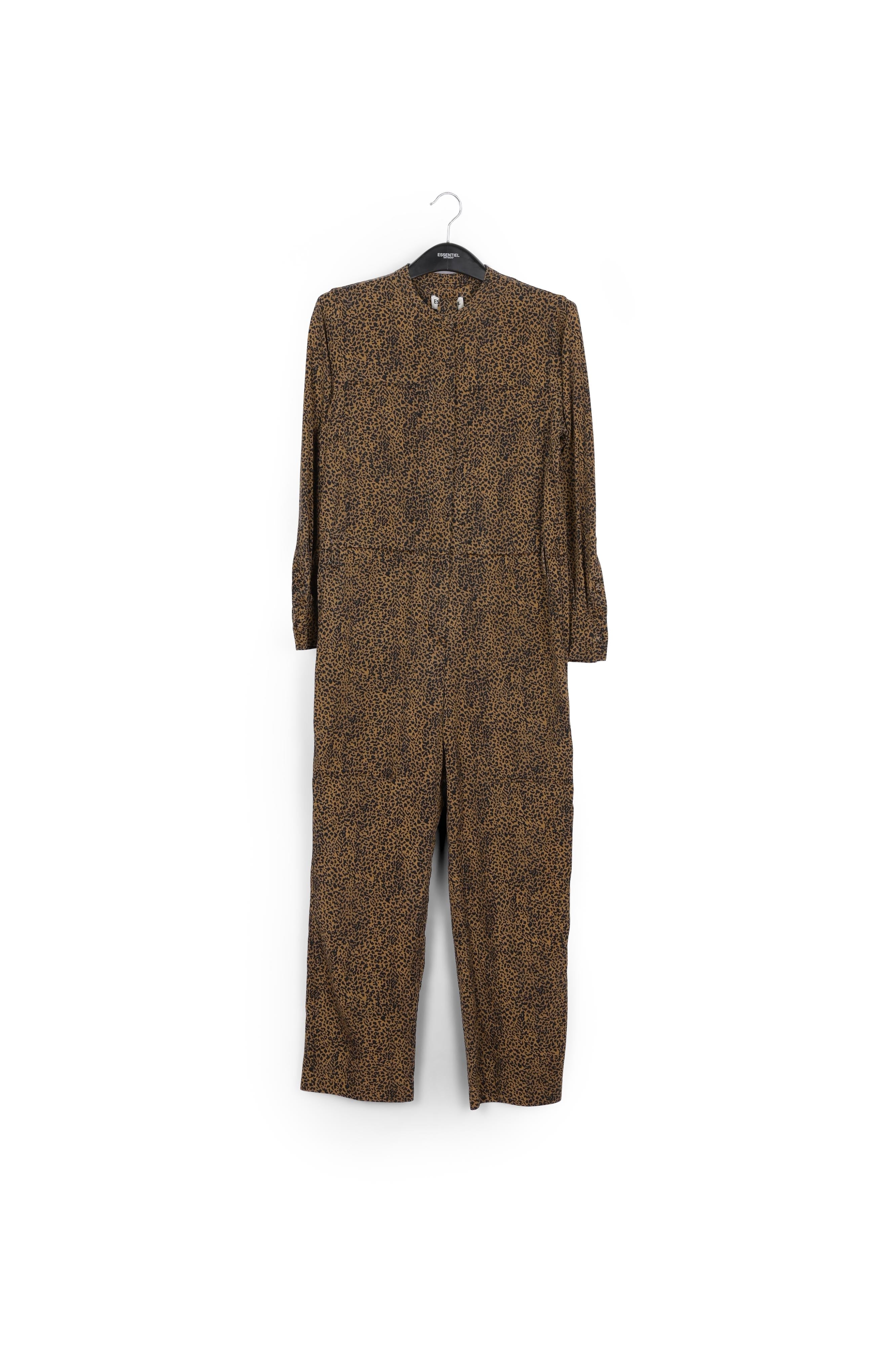 Combinaison ceinturée à imprimé guépard RE—SSENTIEL | Essentiel second hand