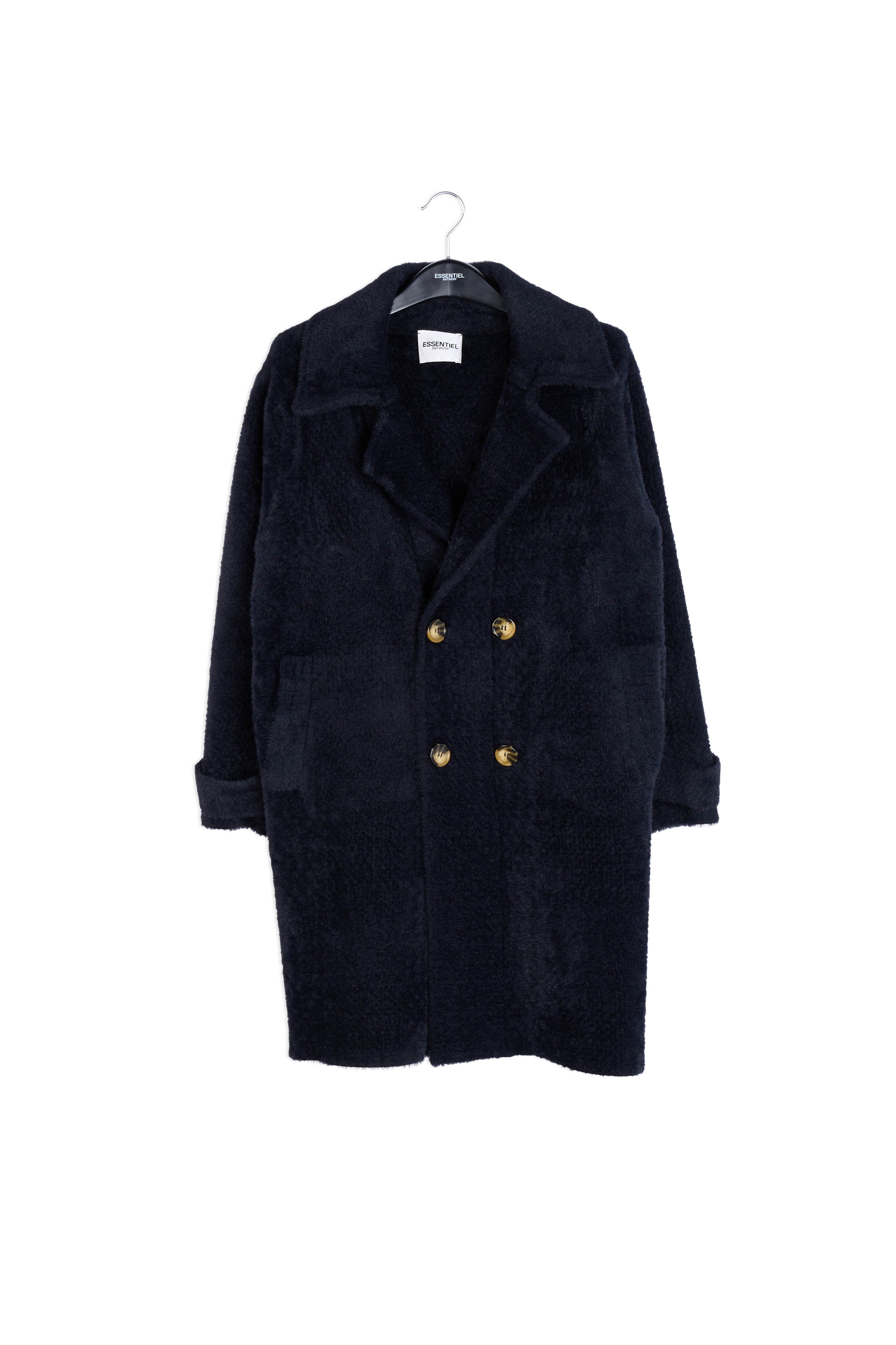 Soft houndstooth coat RE—SSENTIEL | Essentiel second hand