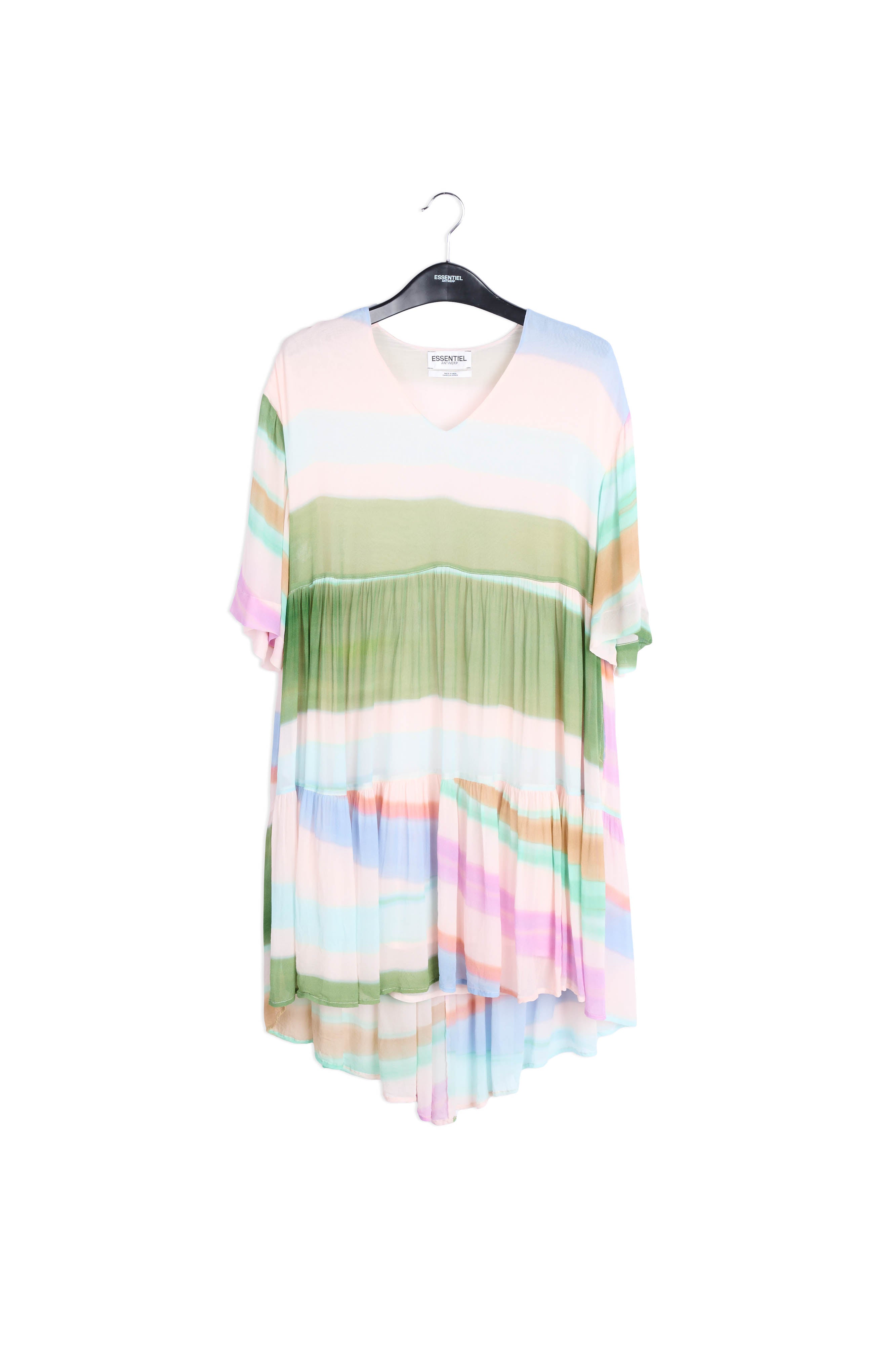 Multicolor tiered mini dress RE—SSENTIEL | Essentiel second hand