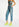 Jean boyfriend bleu à rivets Faume - seconde main
