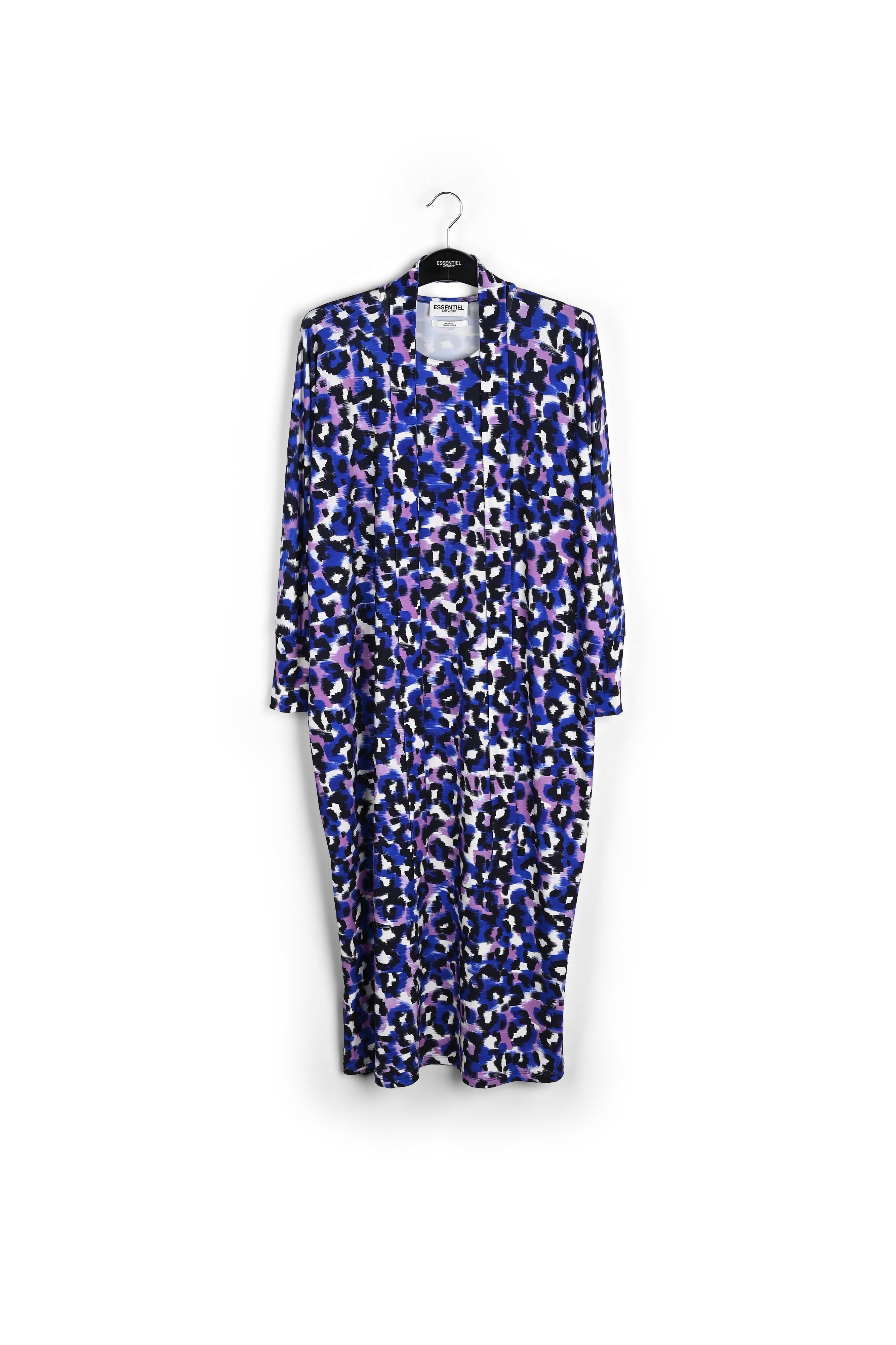 Astretch bedrukte jurk RE—SSENTIEL | Essentiel second hand