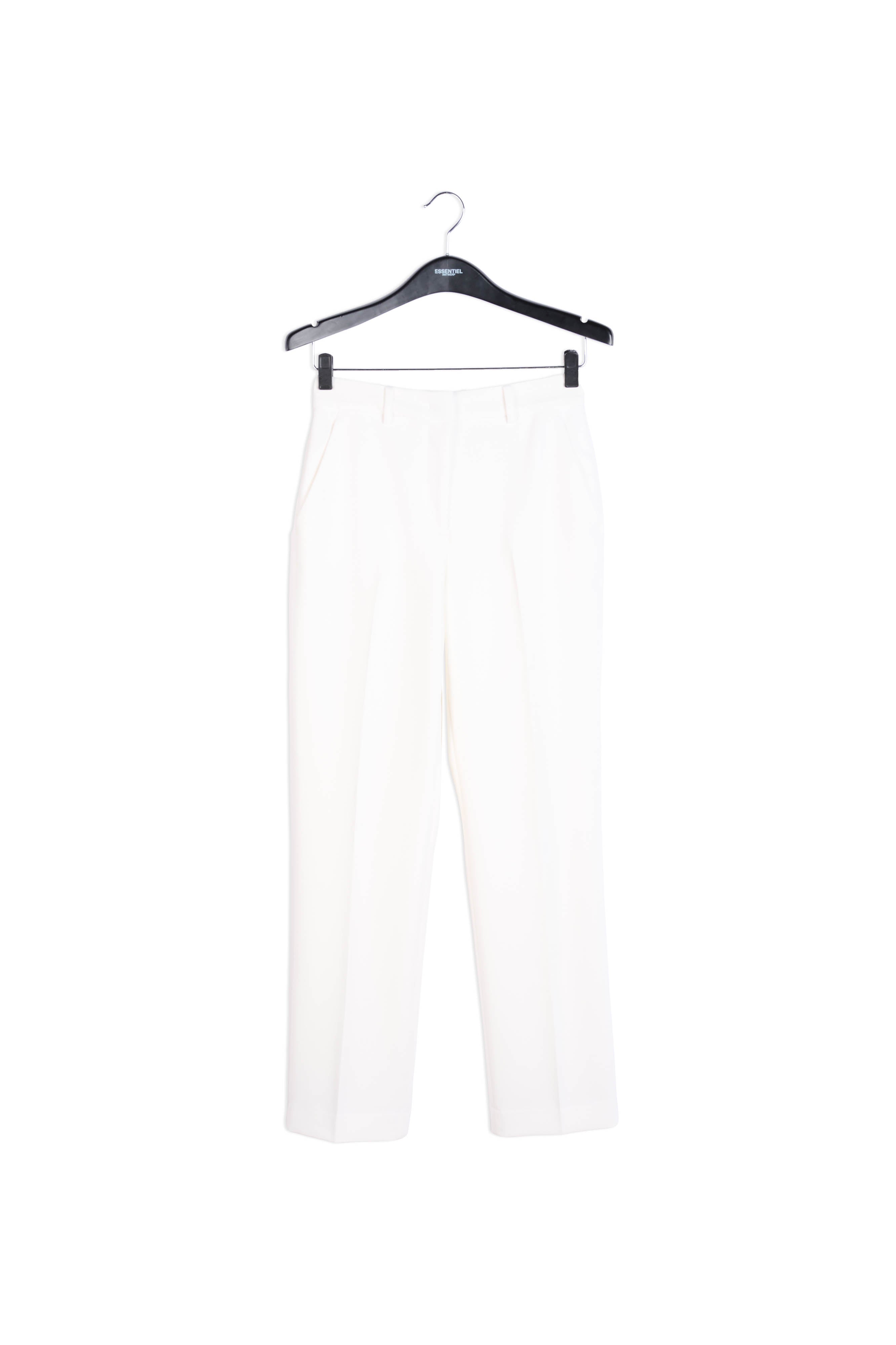 Off-white straight-leg pants RE—SSENTIEL | Essentiel second hand