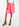 Neon pink gathered mini skirt Faume - seconde main