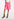 Neon pink gathered mini skirt Faume - seconde main