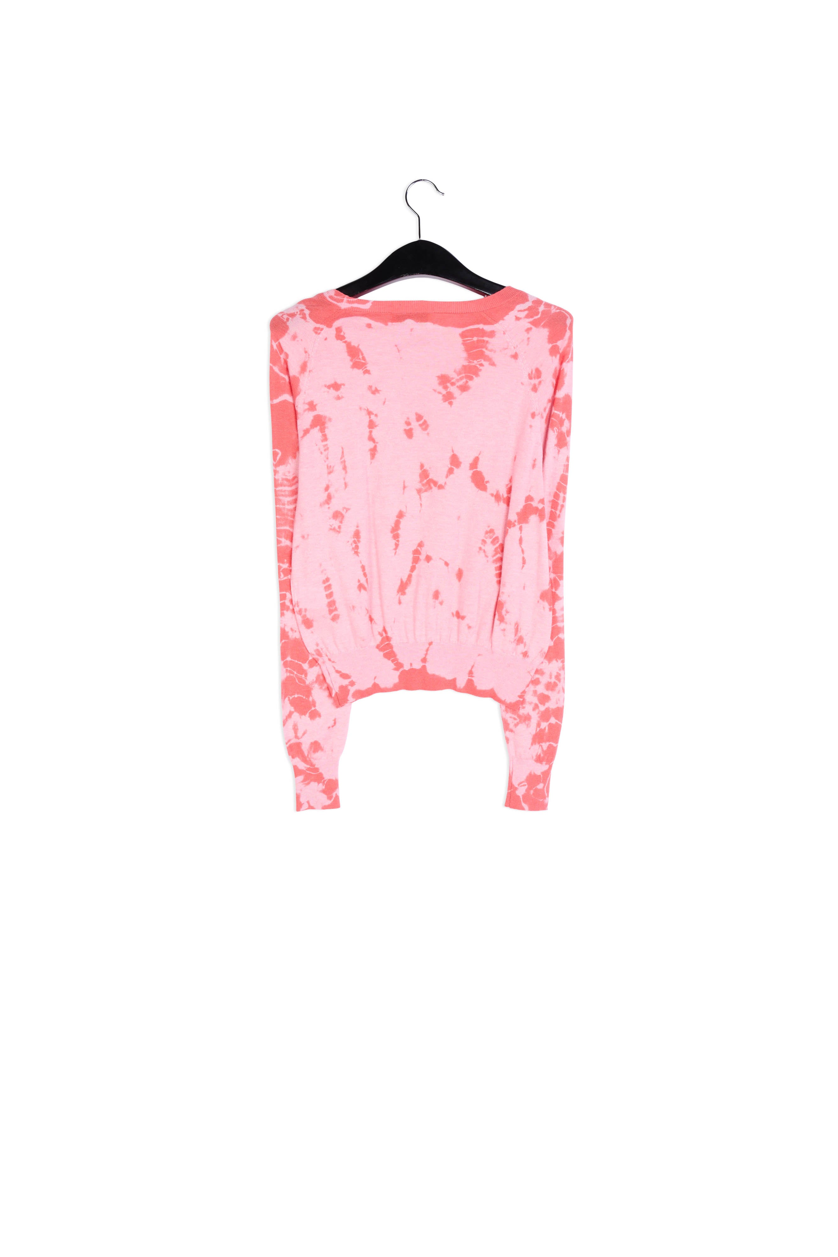 Red and pink tie-dye sweater RE—SSENTIEL | Essentiel second hand