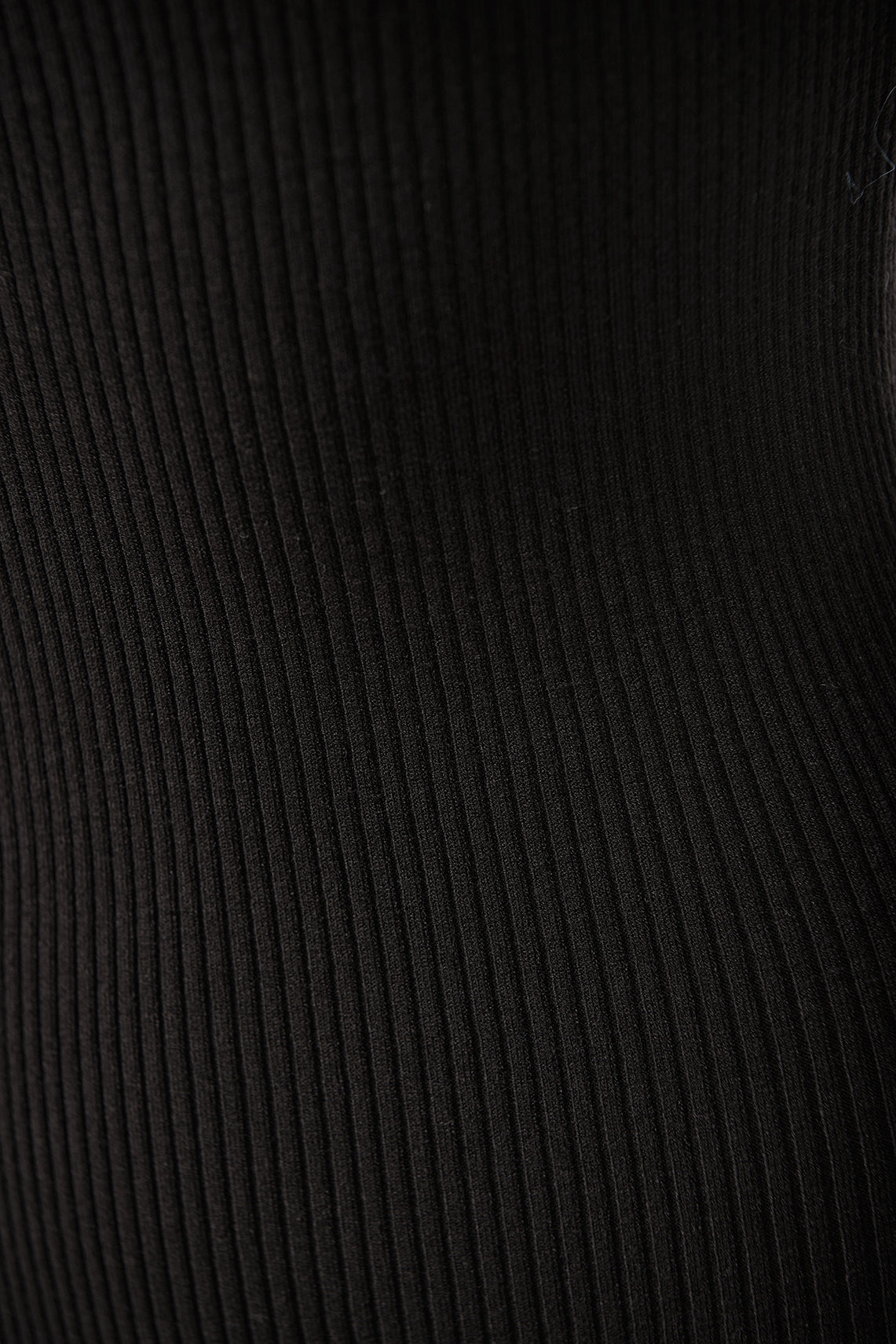 Black slim-fit off-the-shoulder knit sweater RE—SSENTIEL | Essentiel second hand