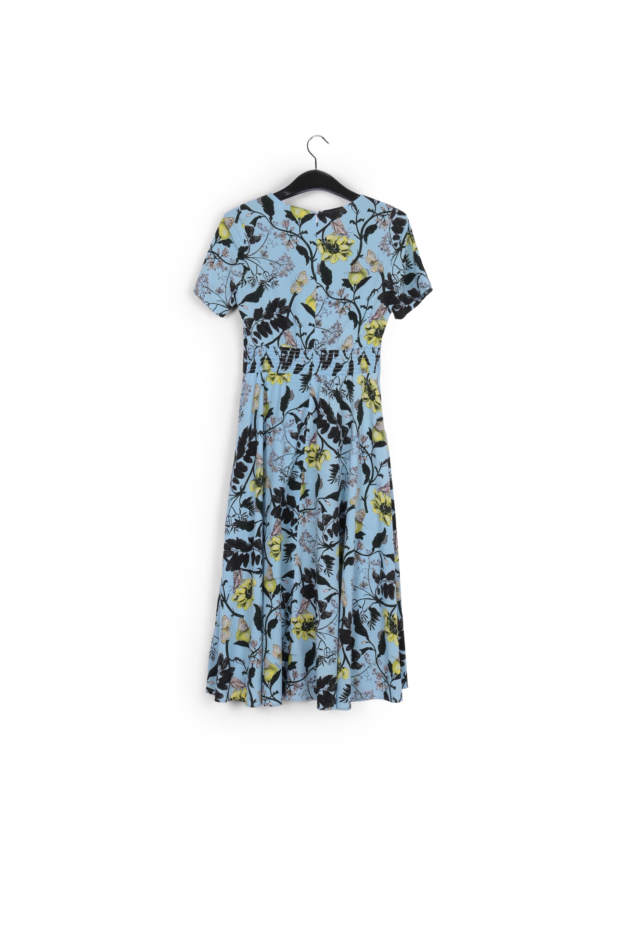 Maxi-jurk met korte mouwen en bloemenprint RE—SSENTIEL | Essentiel second hand