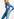 White and blue floral print hooded top Faume - seconde main