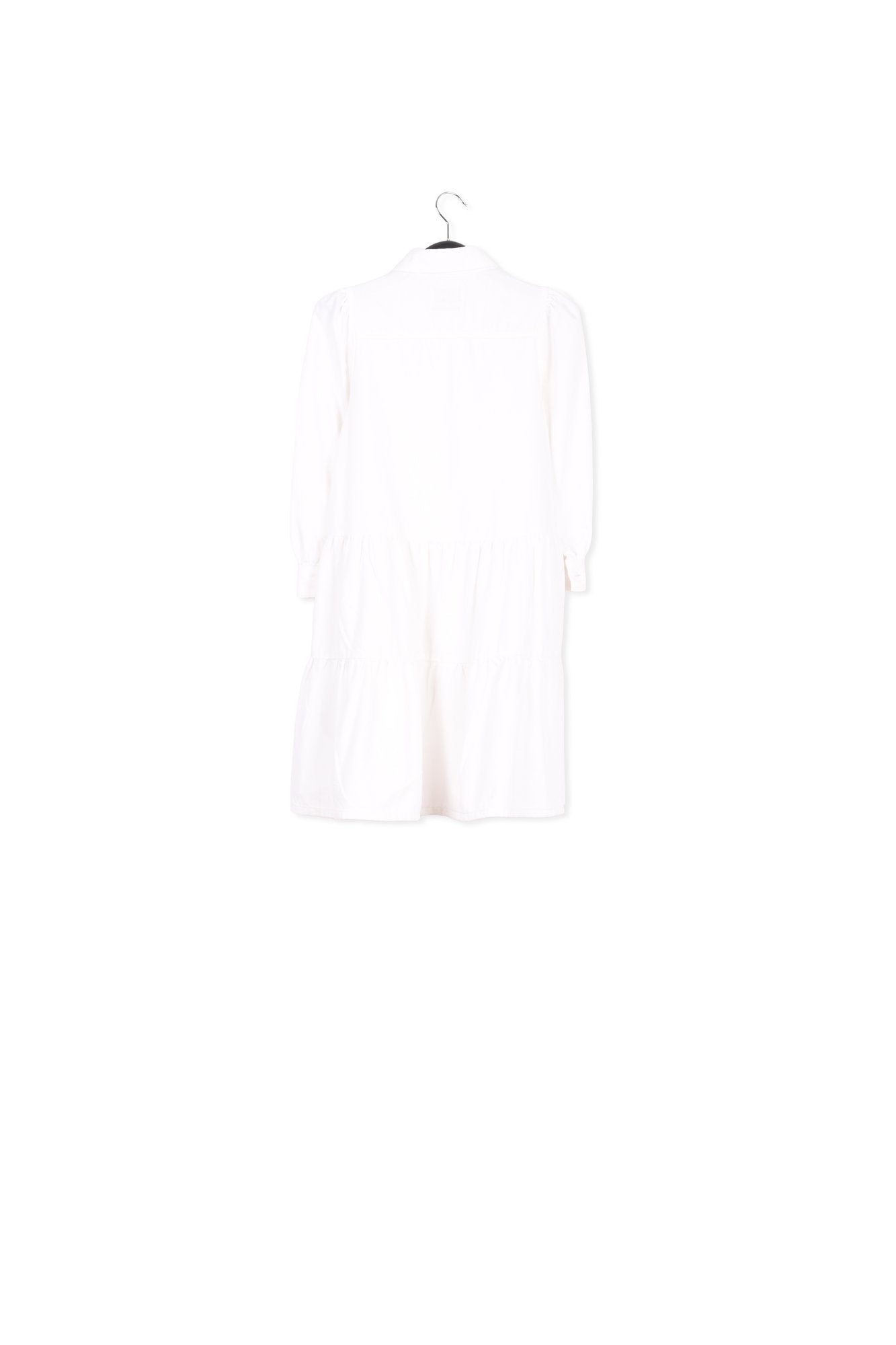 White denim A-line mini dress RE—SSENTIEL | Essentiel second hand