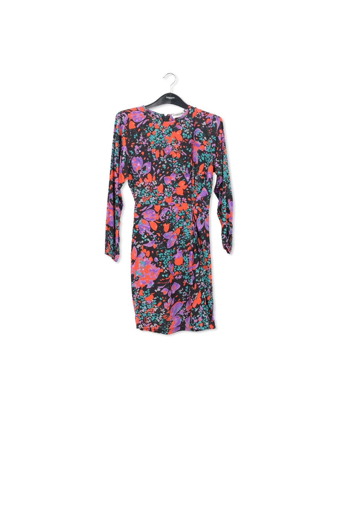 Mini-robe noire en jacquard de soie RE—SSENTIEL | Essentiel second hand