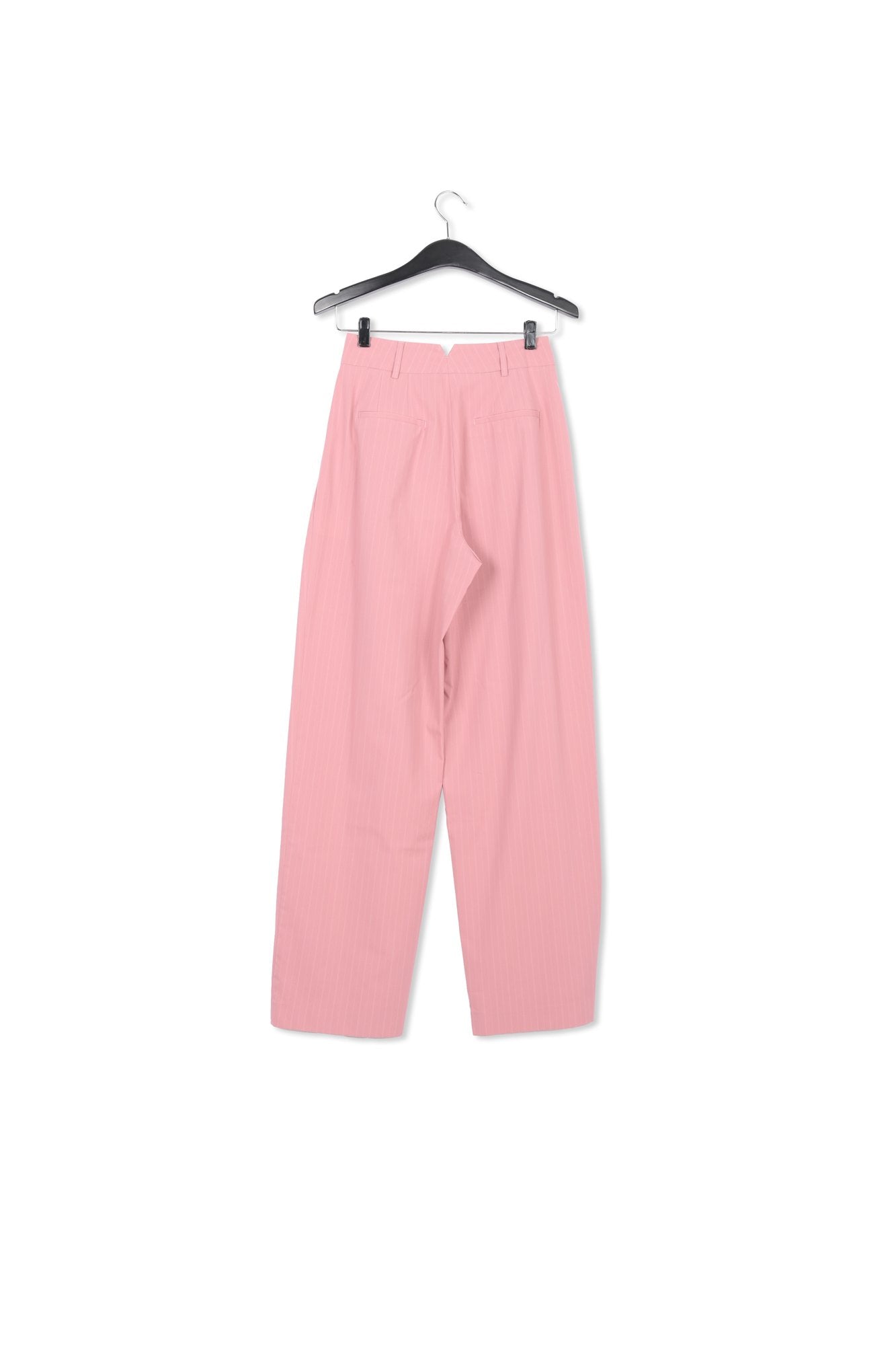 Pink pinstriped tailored pants RE—SSENTIEL | Essentiel second hand