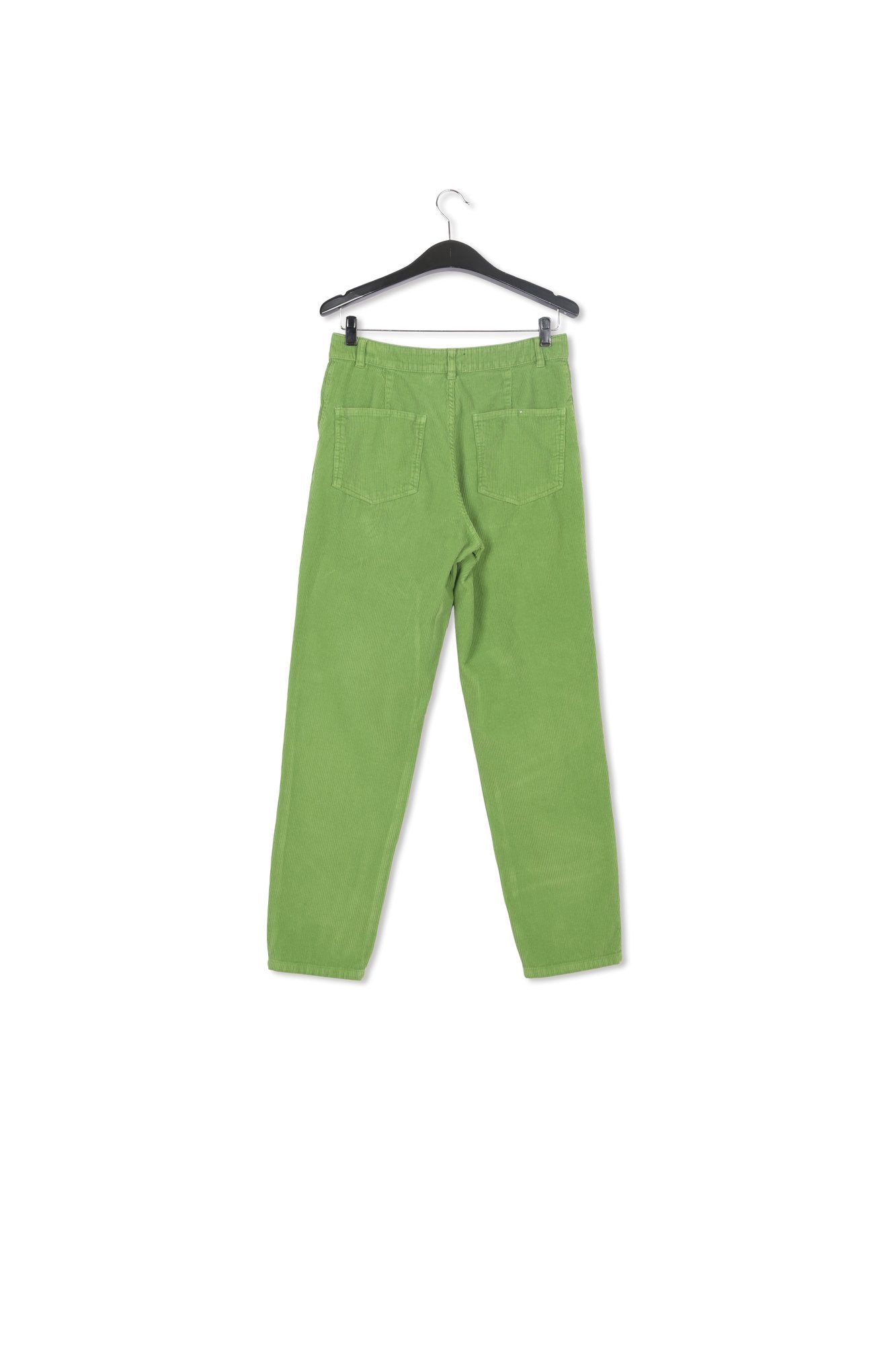 Green cotton-corduroy pants RE—SSENTIEL | Essentiel second hand