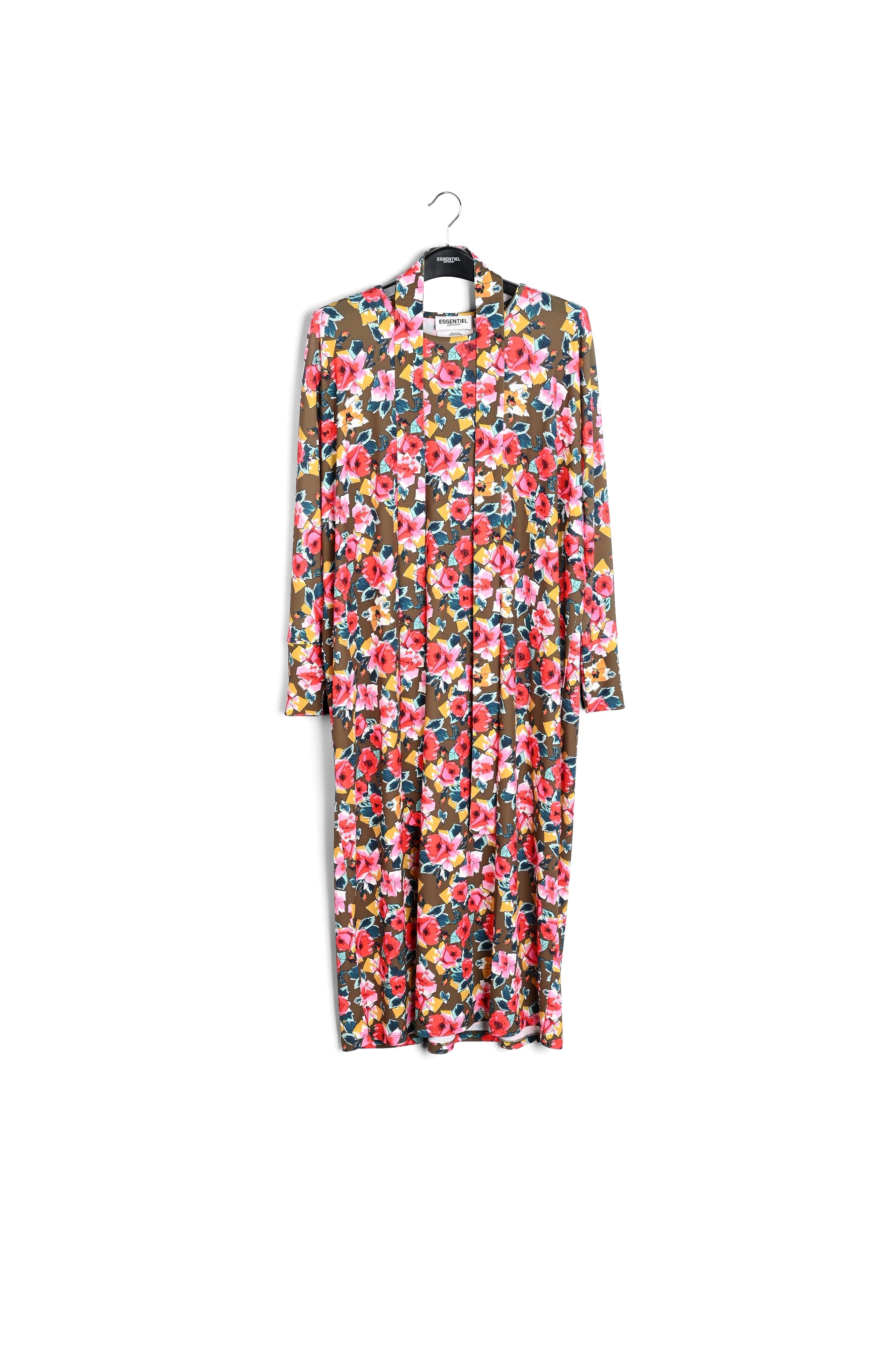 Jupe midi multicolore à imprimé fleuri RE—SSENTIEL | Essentiel second hand