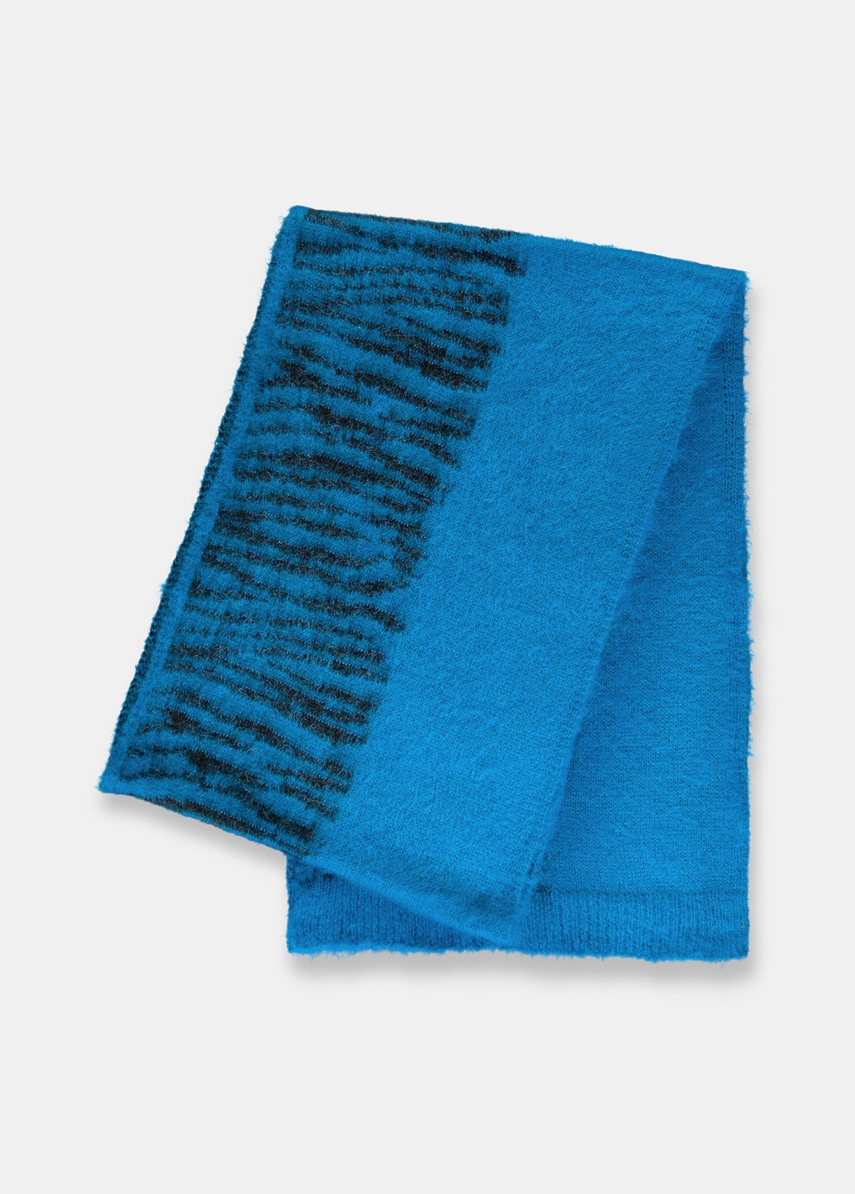 Écharpe bleue à imprimé zèbre RE—SSENTIEL | Essentiel second hand