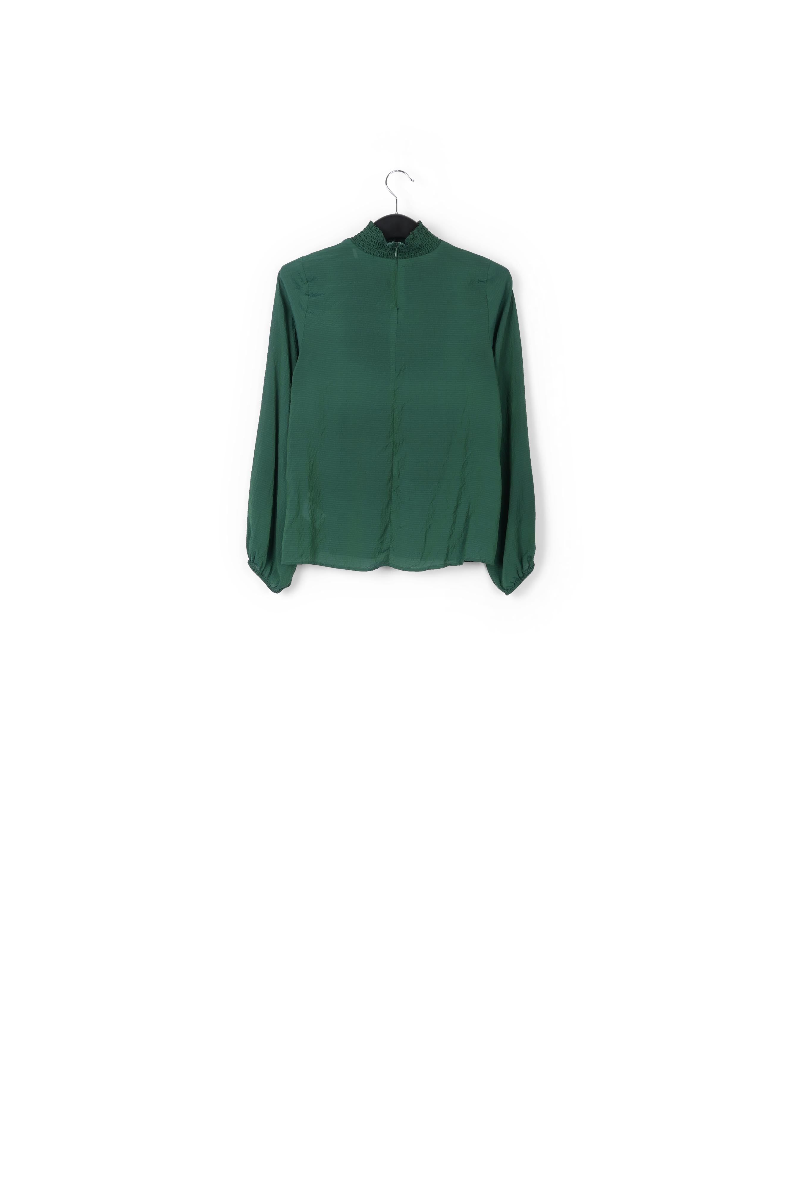 Dark green loose-fit top RE—SSENTIEL | Essentiel second hand