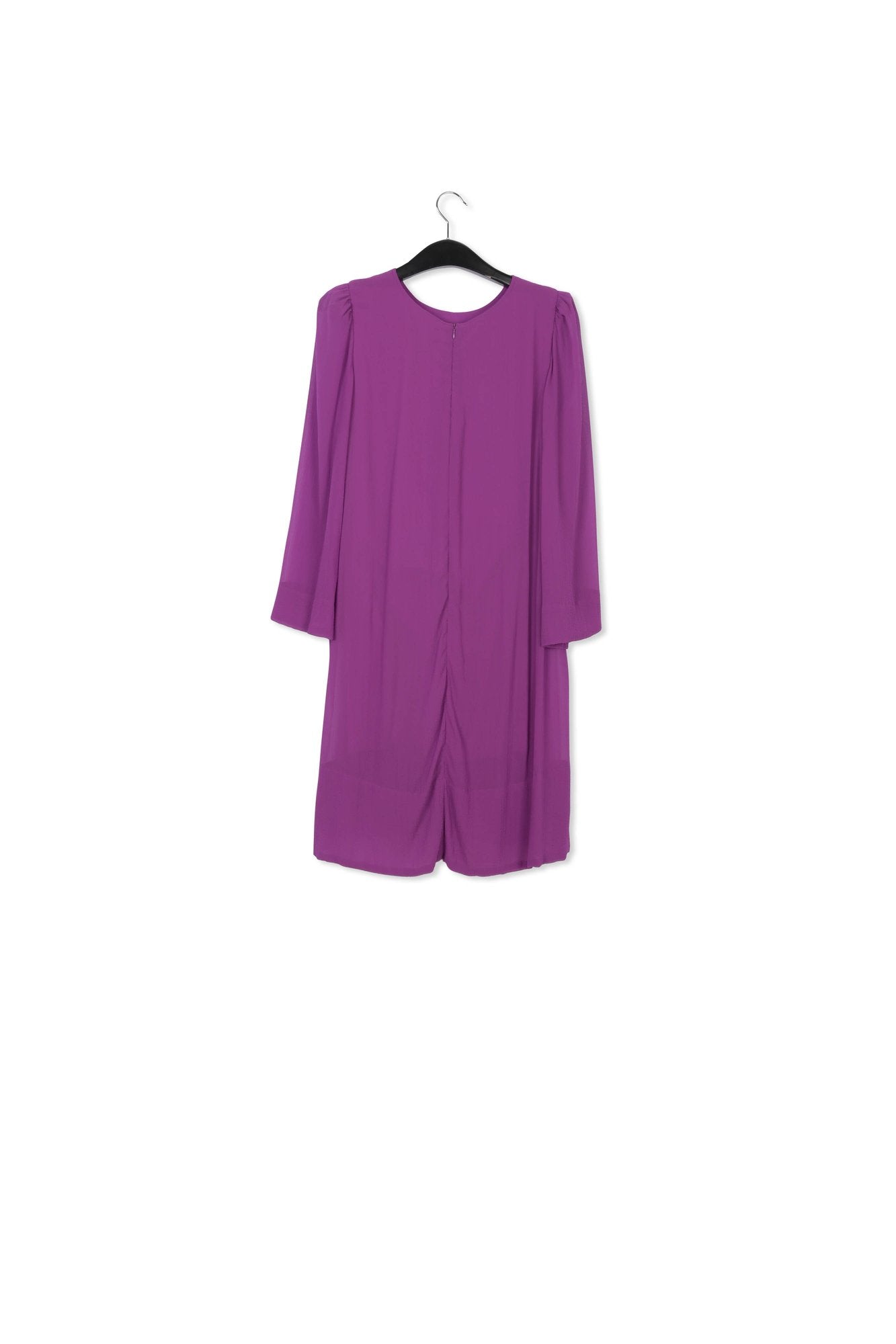 Purple mini dress with padded shoulders RE—SSENTIEL | Essentiel second hand