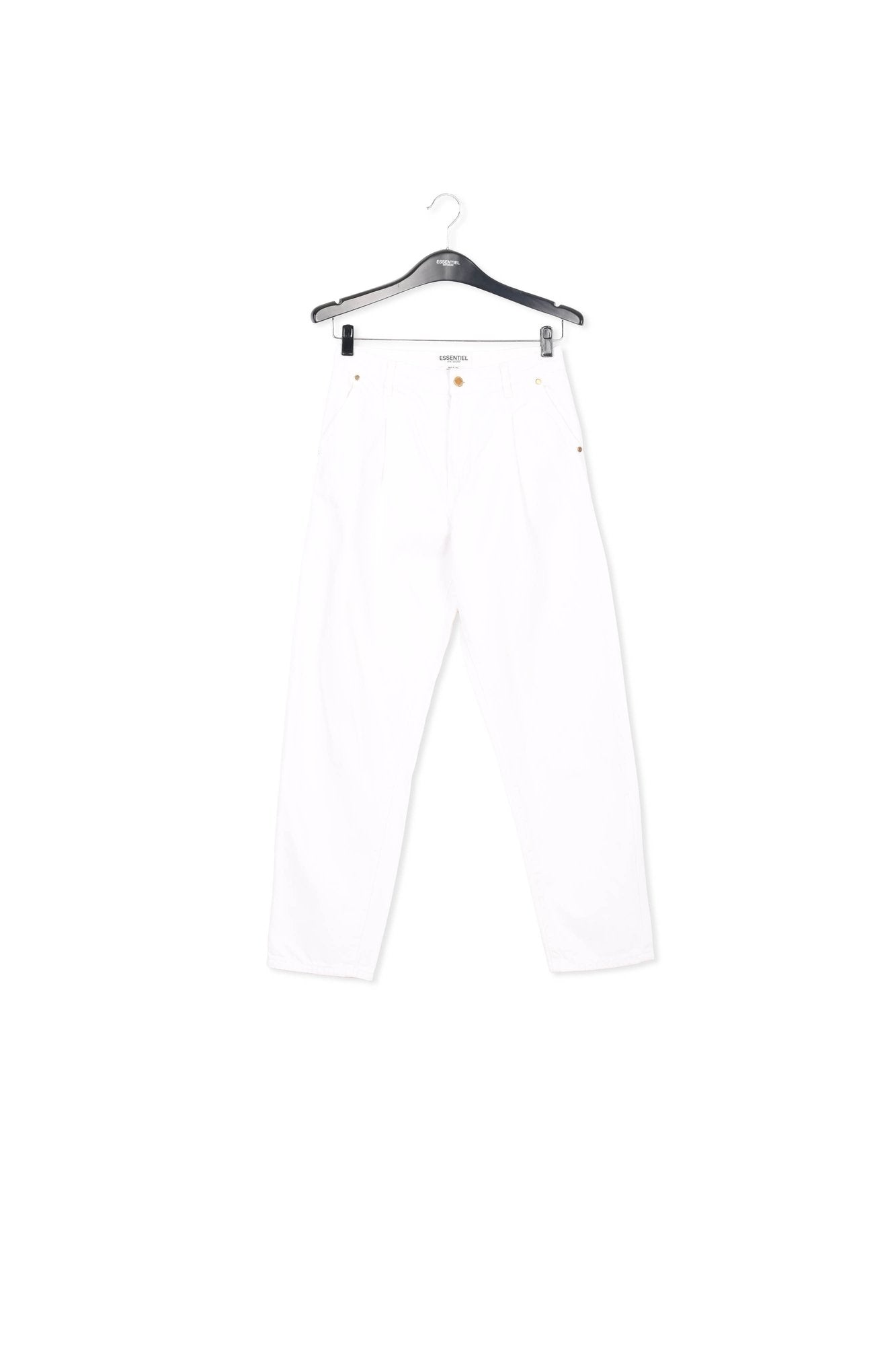 Off-white high-rise jeans RE—SSENTIEL | Essentiel second hand