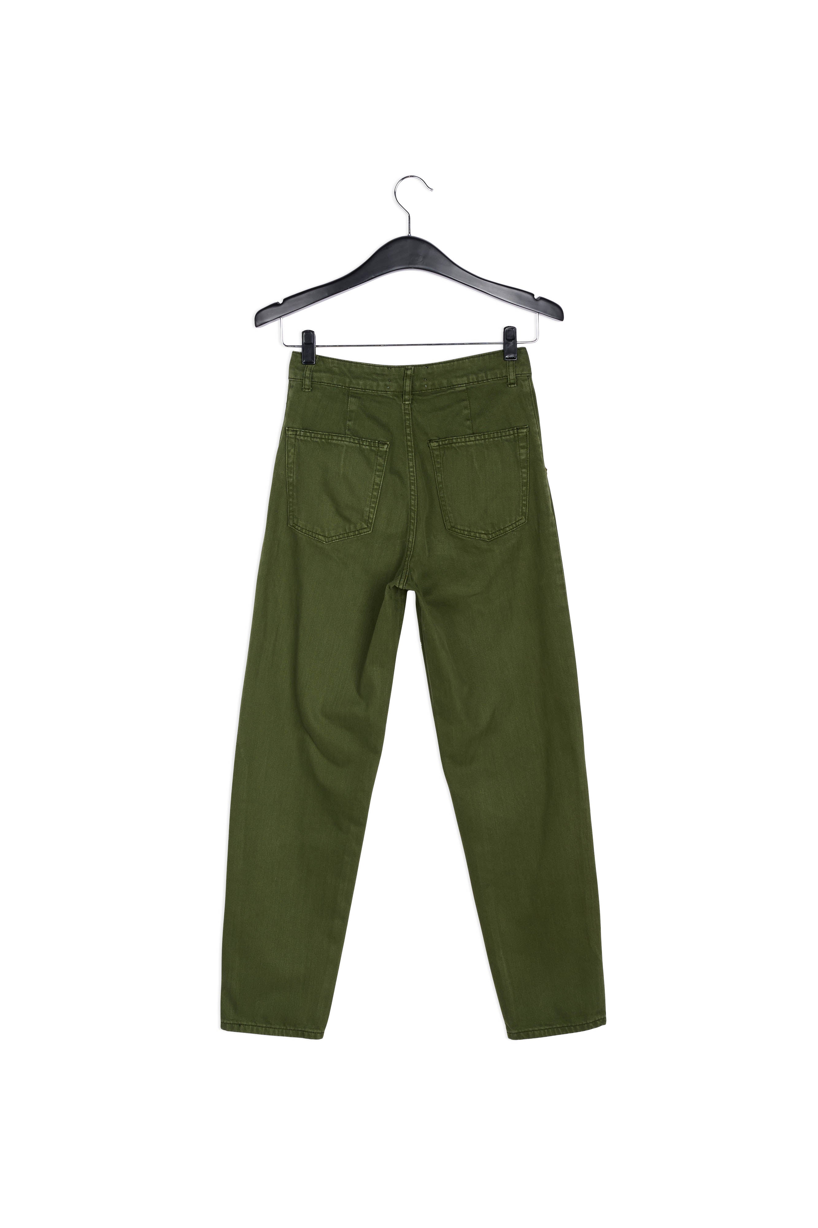 Pine green tapered jeans RE—SSENTIEL | Essentiel second hand
