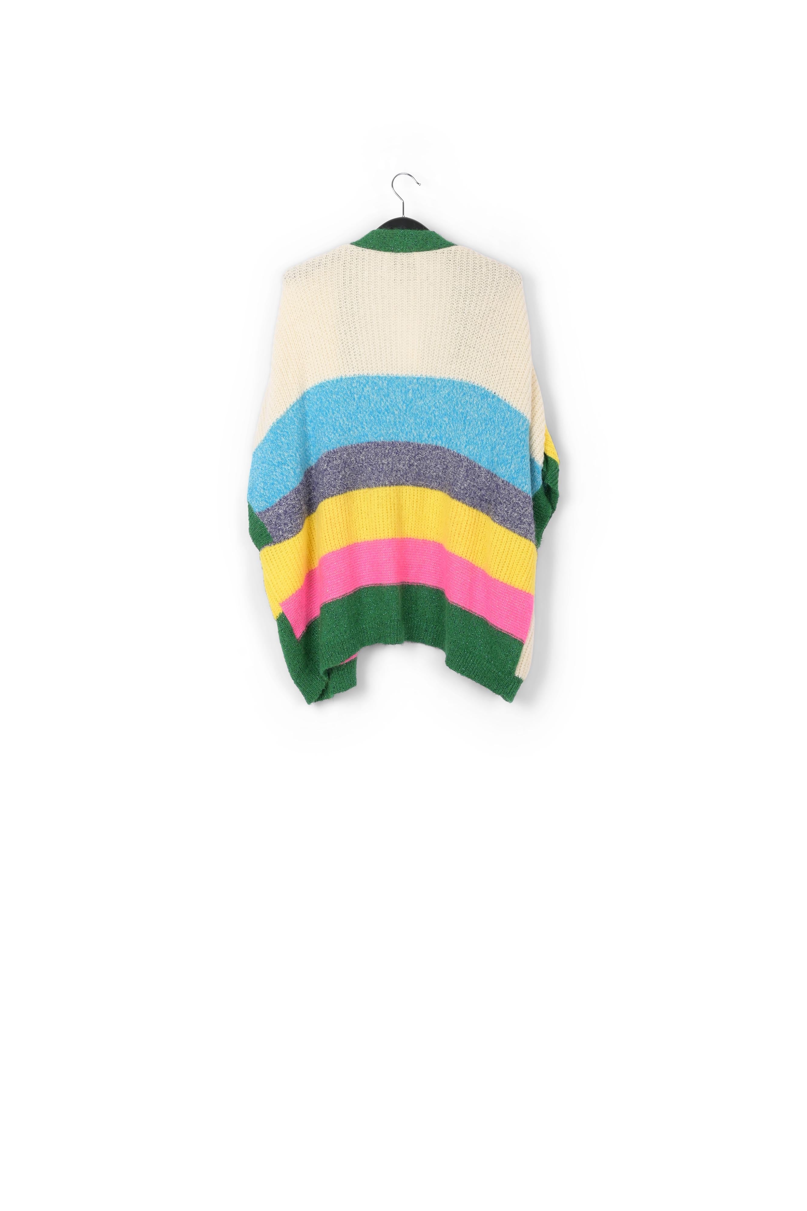 Oversized multicolored patchwork cardigan RE—SSENTIEL | Essentiel second hand