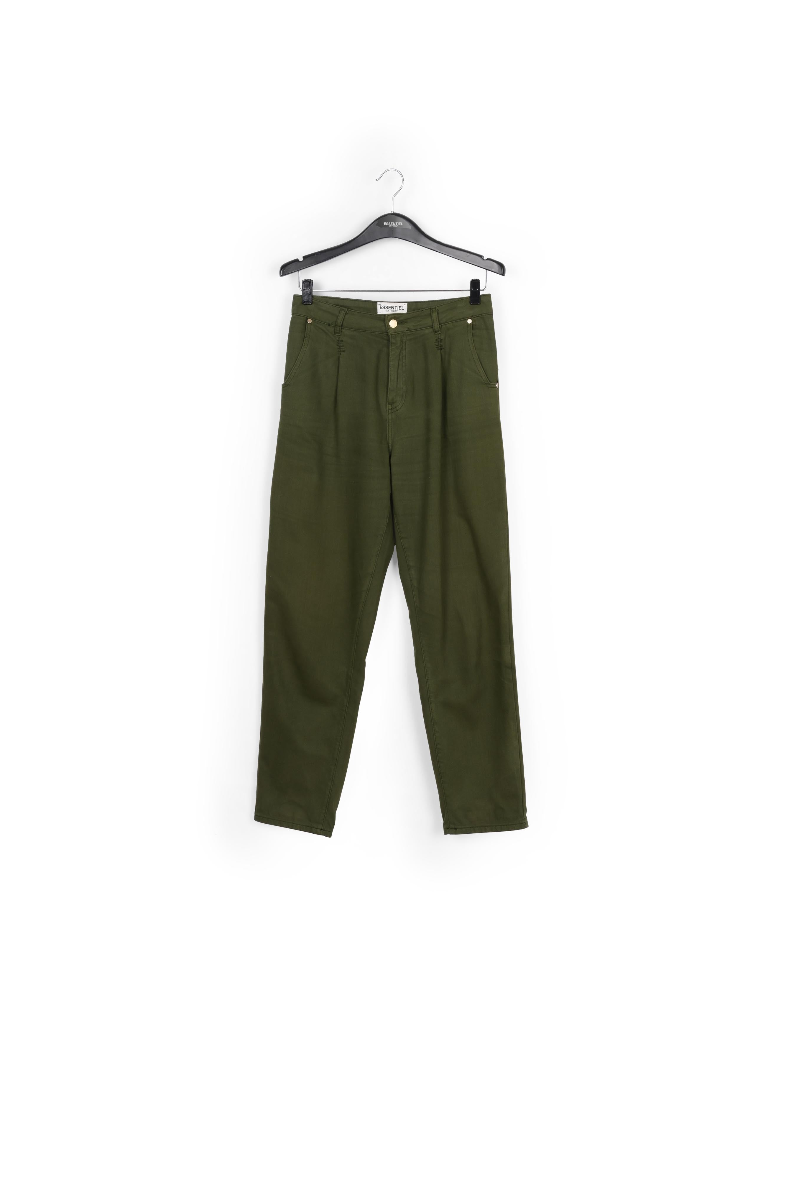 Jean fuselé vert pin RE—SSENTIEL | Essentiel second hand