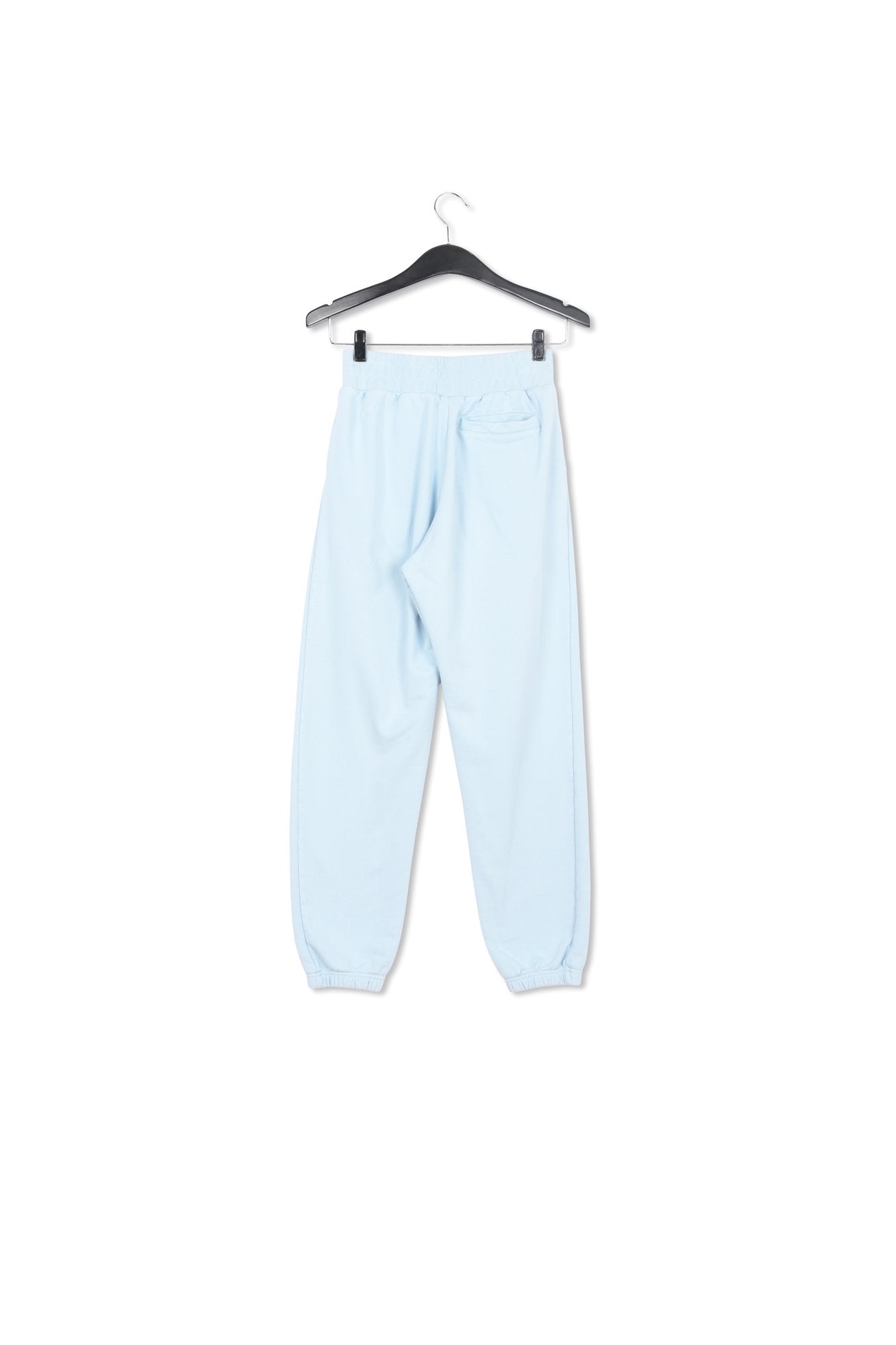 Light blue organic cotton-jersey sweatpants RE—SSENTIEL | Essentiel second hand
