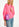 Fijn gebreide cardigan in fluoroze Faume - seconde main