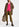 Neon pink sleeveless mohair-blend cardigan Faume - seconde main